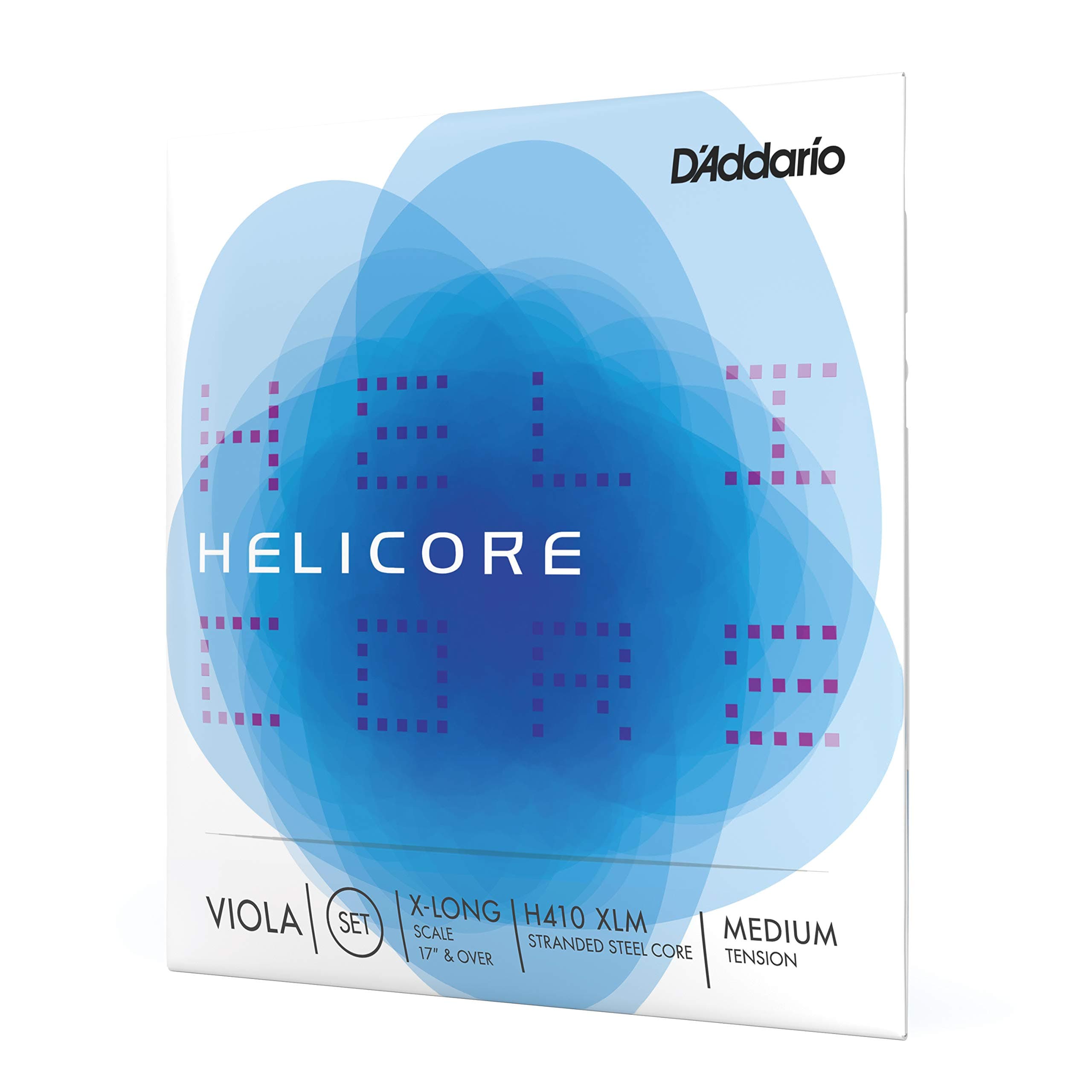 Helicore Viola String Set, Extra Long Scale, Medium Tension