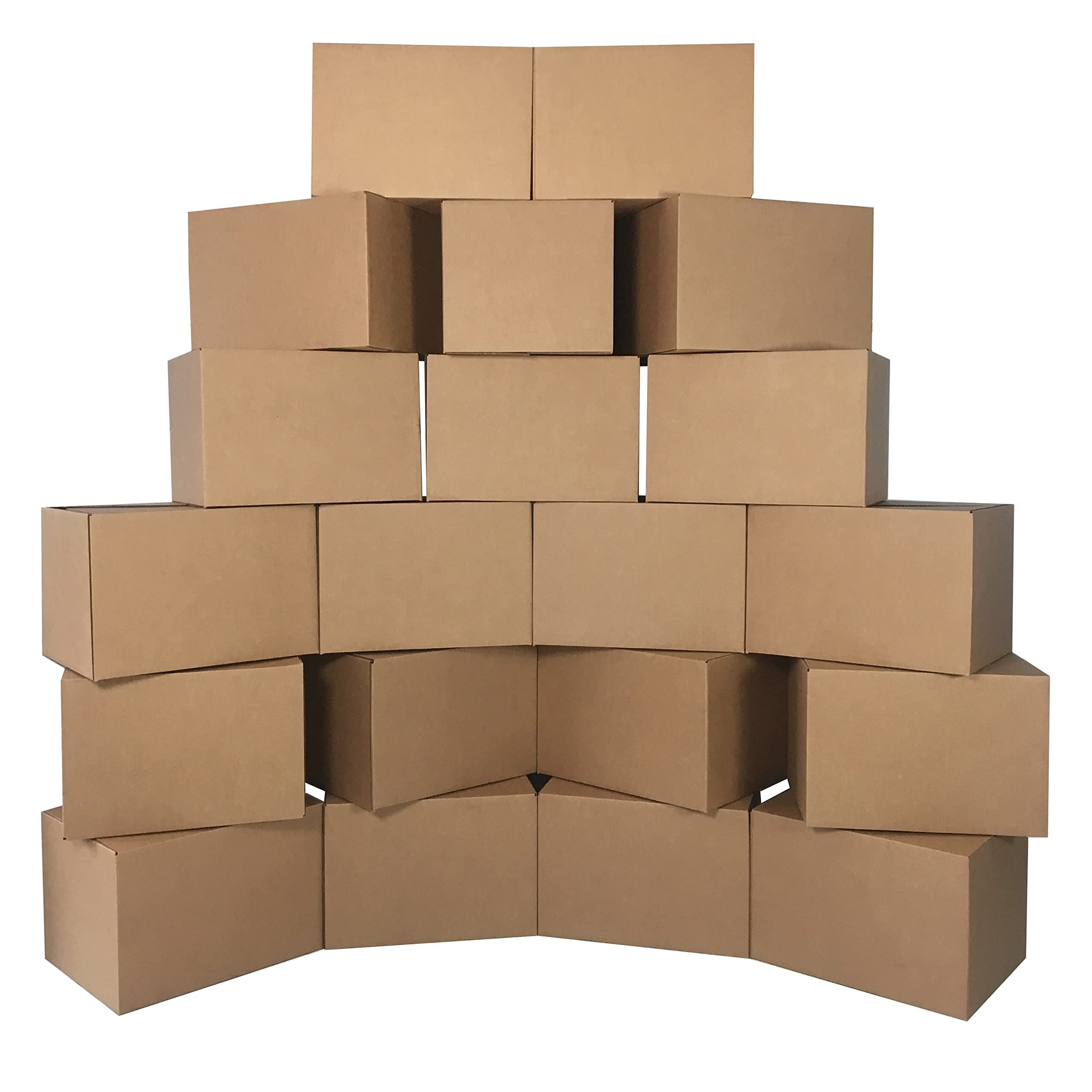 Uboxes Medium Moving Boxes 18"x14"x12" (Medium Boxes - Pack of 20)