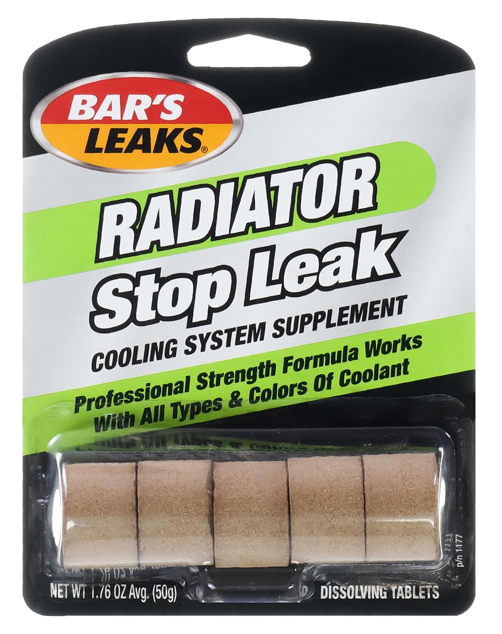 1177 Radiator Stop Leak Tablets, 1.76oz