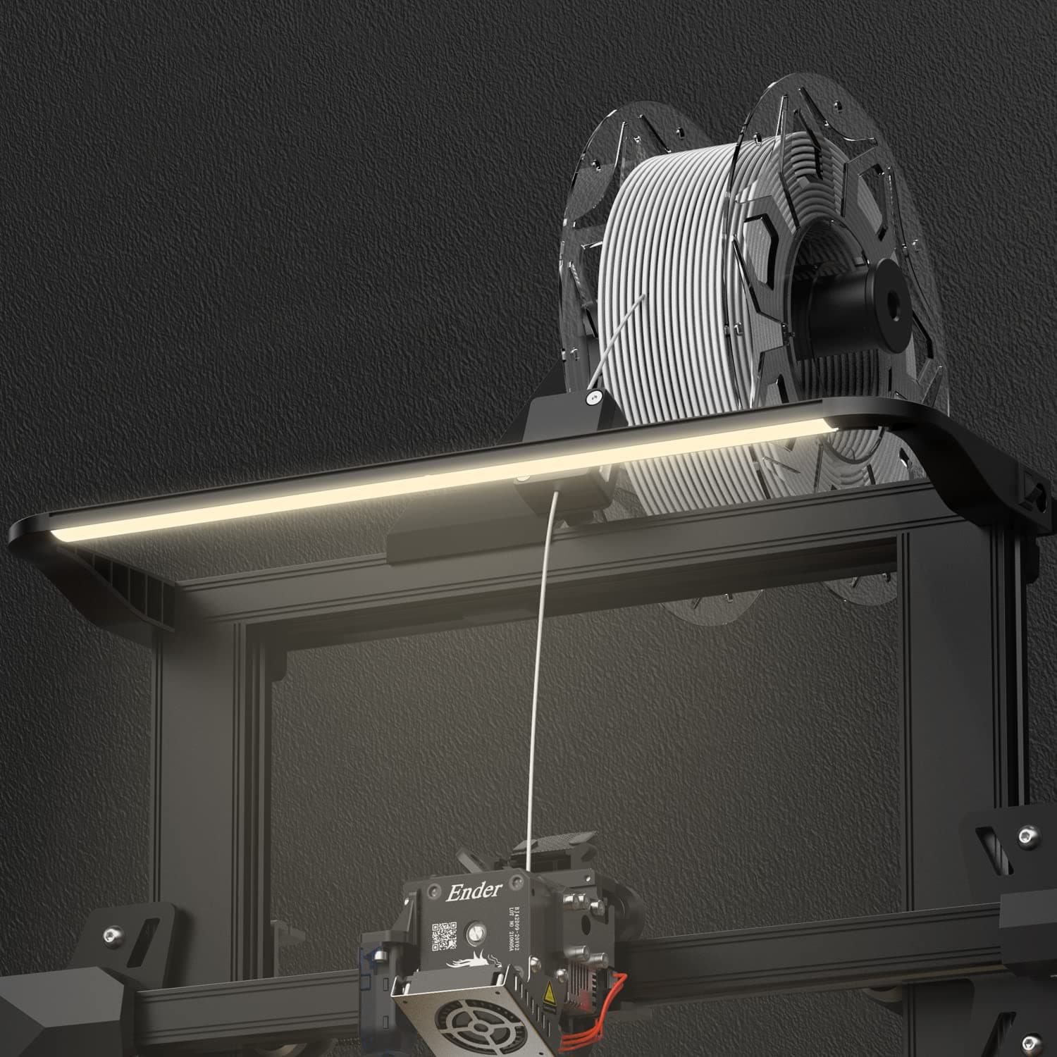 Creality Ender 3 LED Light Kit, Official Light Bar 24V 5W for Ender 3 V2, Ender 3, Ender 3 Pro, Ender 3 V2 Neo, Ender 3 Neo, 3D Printer Upgrade Accessories LED