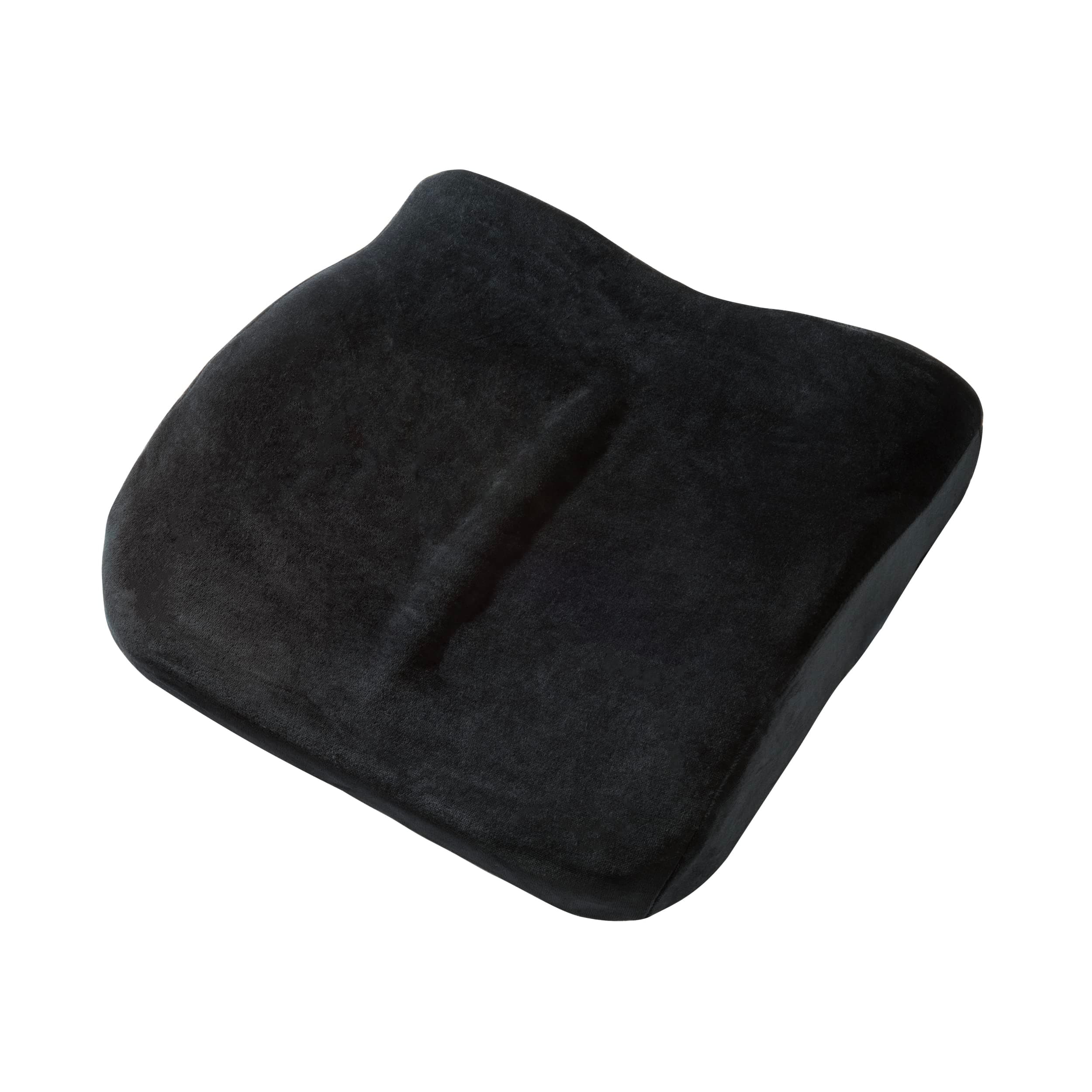 Sit-Back Cushion – Seat Cushion and Posture Support, Contoured Ergonomic Design for Soothing Relief, Memory Foam Lumbar Support Pillow for Office Chairs and More