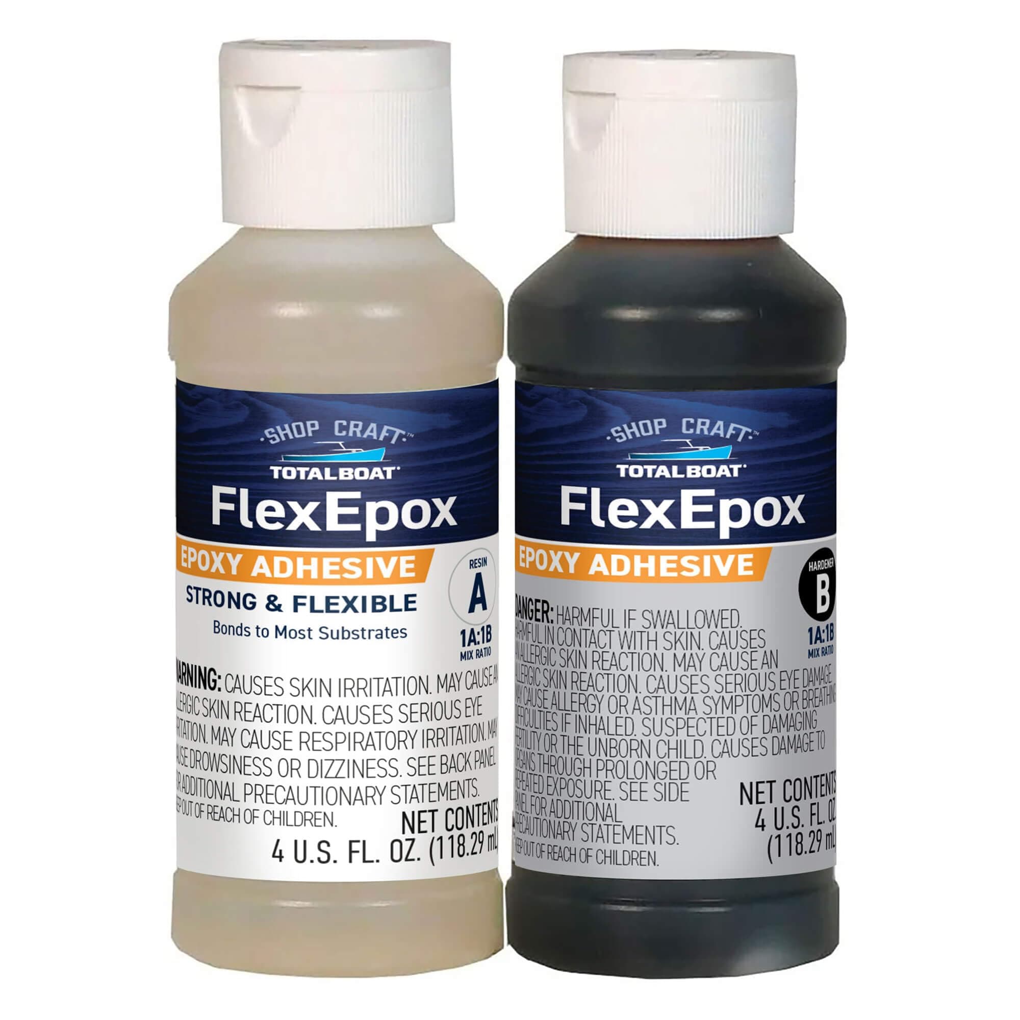 FlexEpox Flexible Epoxy Adhesive (8 Ounce)