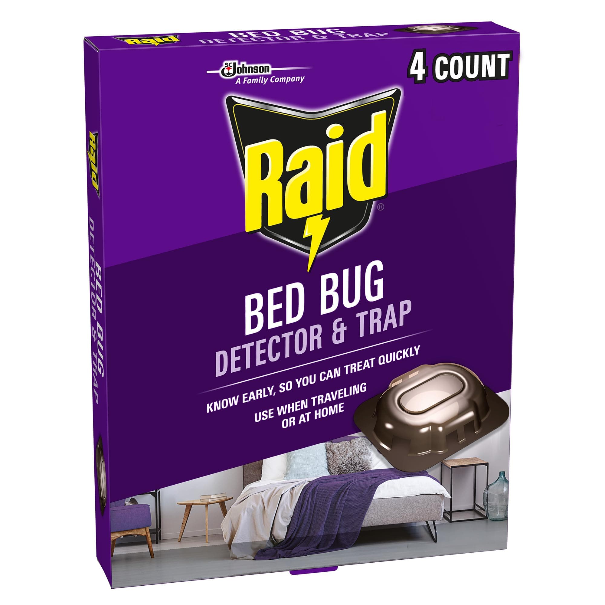 Bed Bug Detector and Trap, for Indoor Use