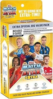 UCL & WUCL Match Attax Extra 2025 Trading & Collectible Card Game (Big Value Pack)