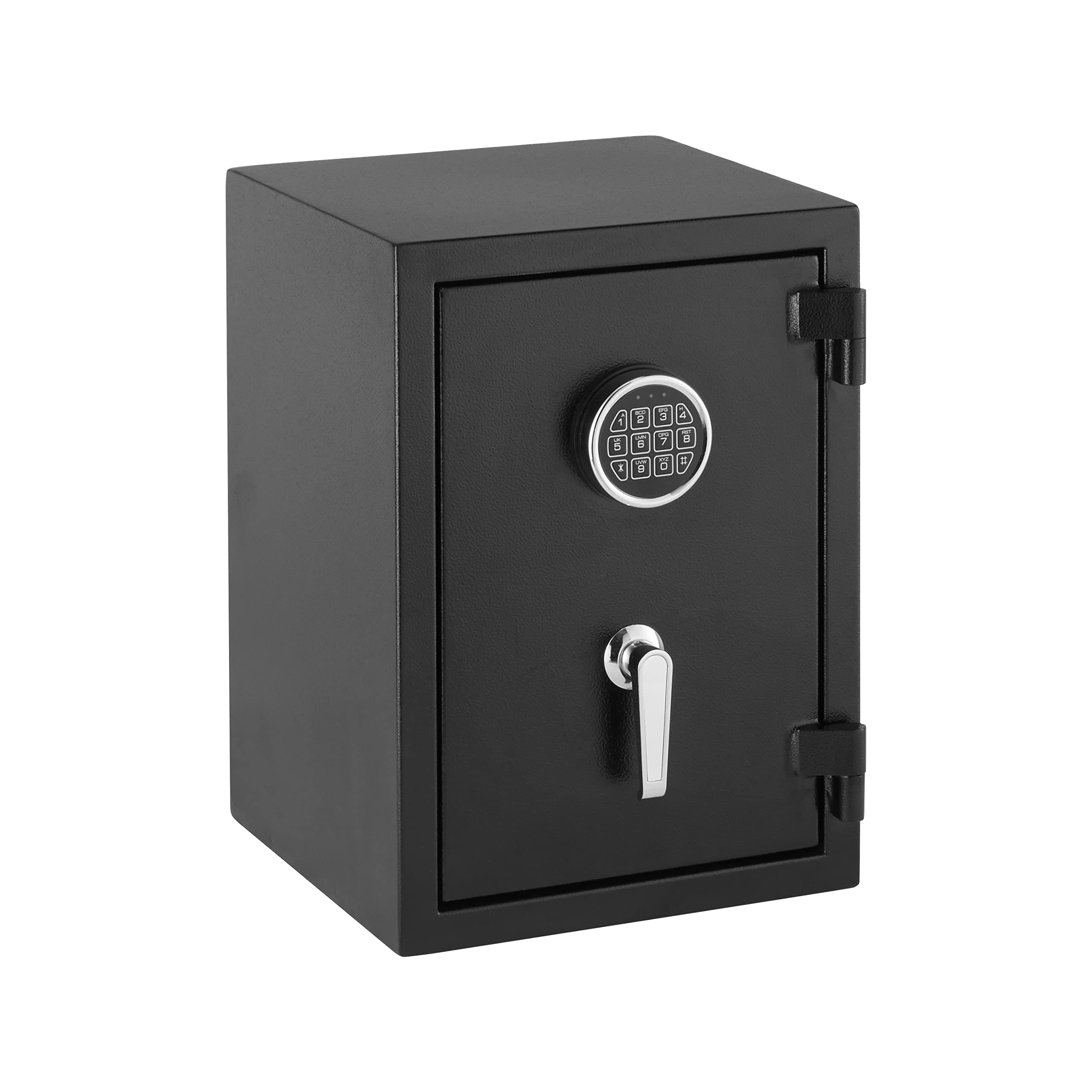 Fire Resistant Security Safe with Programmable Electronic Keypad, 35 L, Black, 36 cm W x 35 cm D x 50 cm H