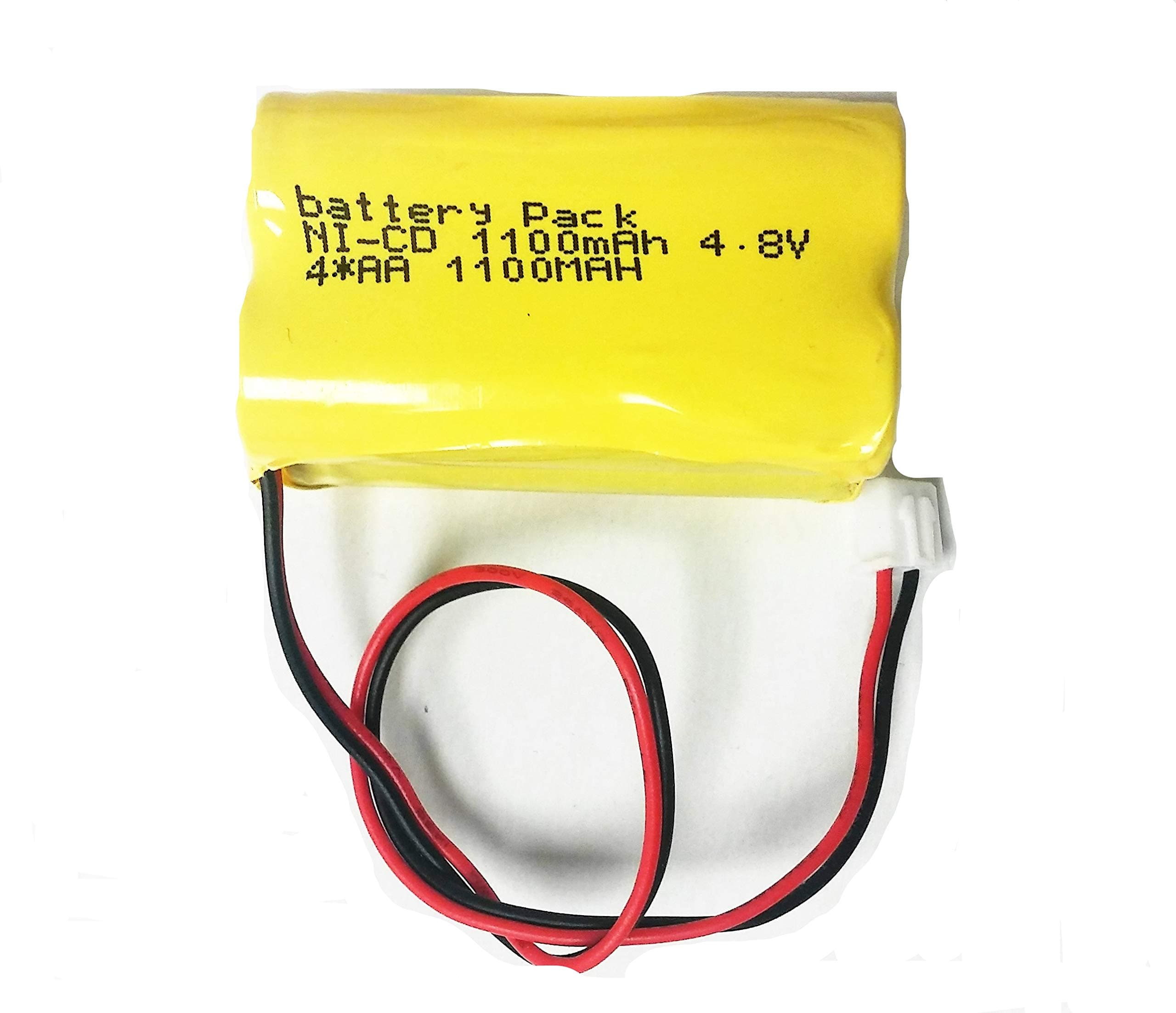 Emergency Exit Sign Battery Light Fixture Battery AA NiCAD 4.8v 1100mAh - Compatible with BAA48R Emerlight Daybright BL93NC487 at-Lite BL93NC484 4-TD-800AA-HP by Shira TM