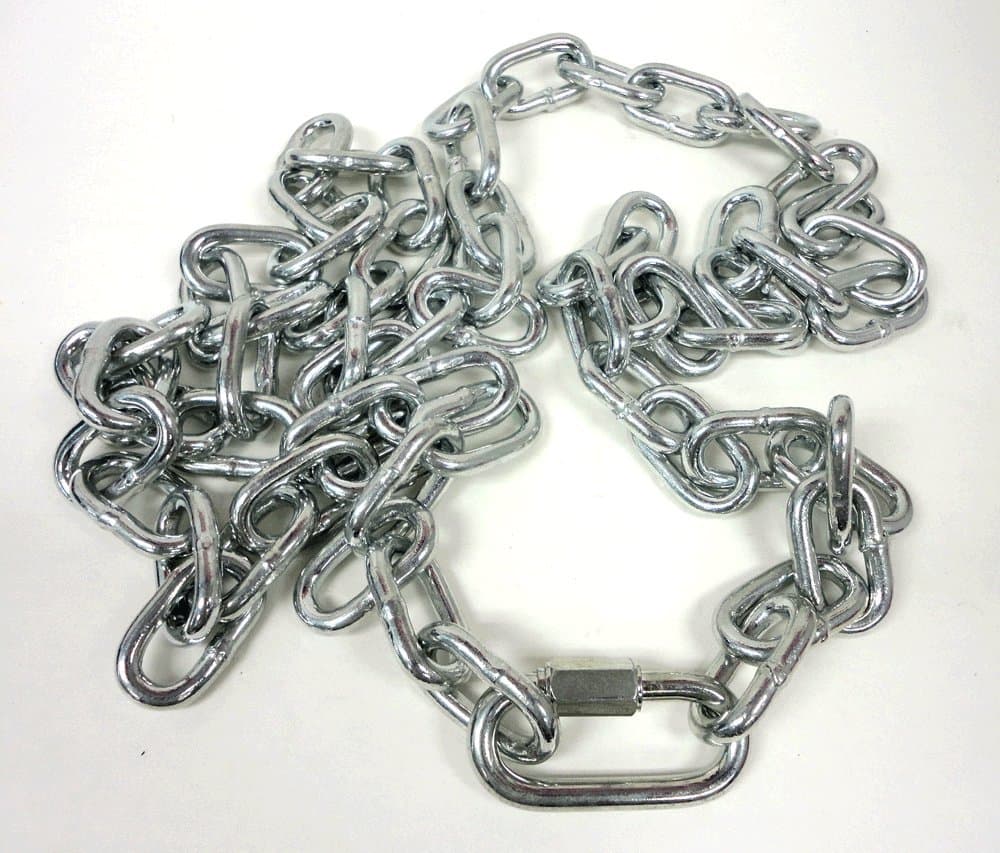 1/4" x 72" MARINE TRAILER SAFETY CHAINS AS CAR TOWING BOAT CAMPER HORSE .25 IN CABLES ANCHOR