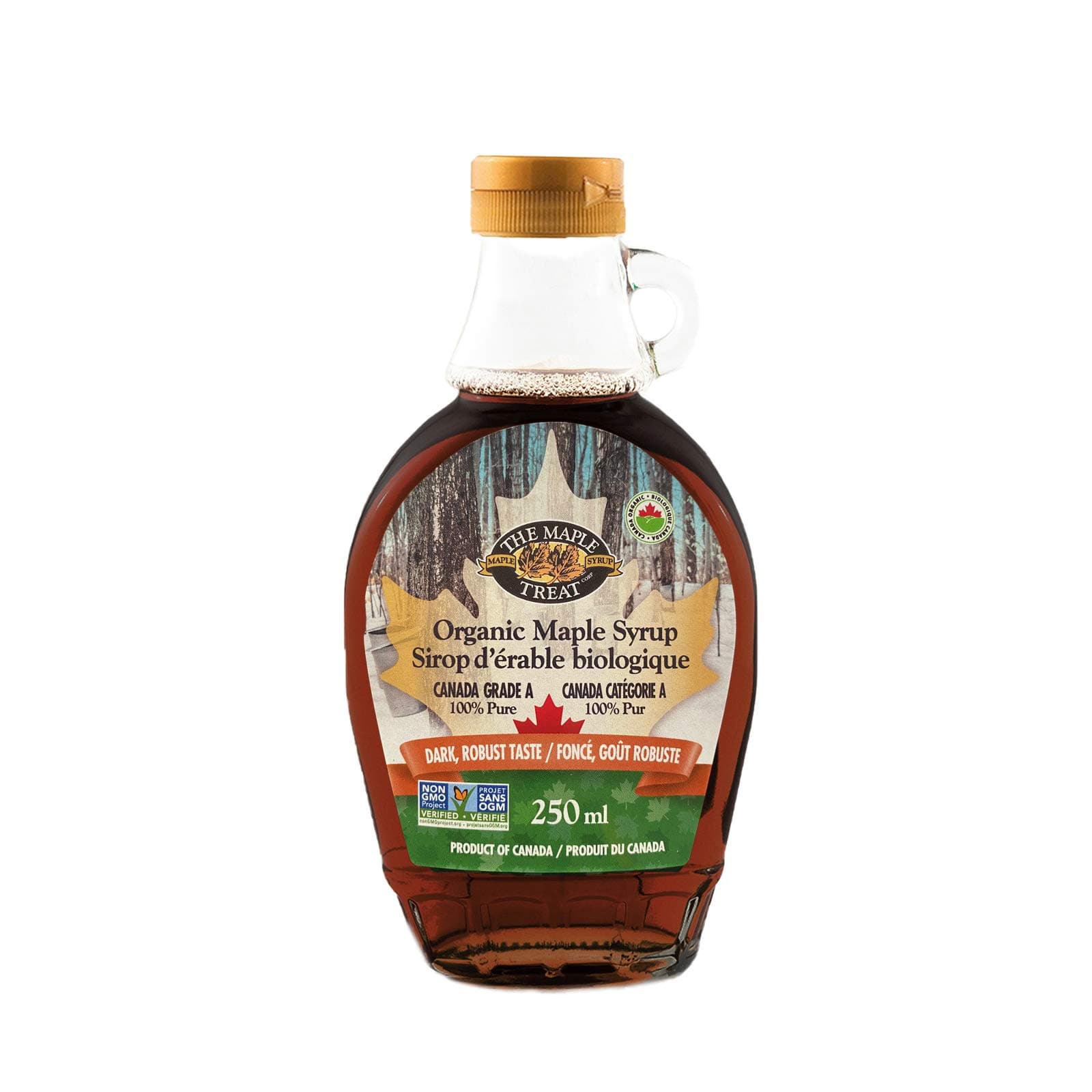 L.B. Maple Organic Flavour Syrup With Dark, Robust Taste, 250 ml