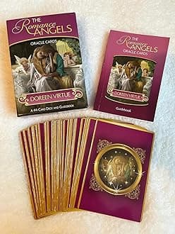 Lariox The Romance Angels Oracle | Tarot Oracle Deck with 44 Cards | Traditional Standard Tarot Oracle Deck for Fortune Telling and Divination(Romance Angels)