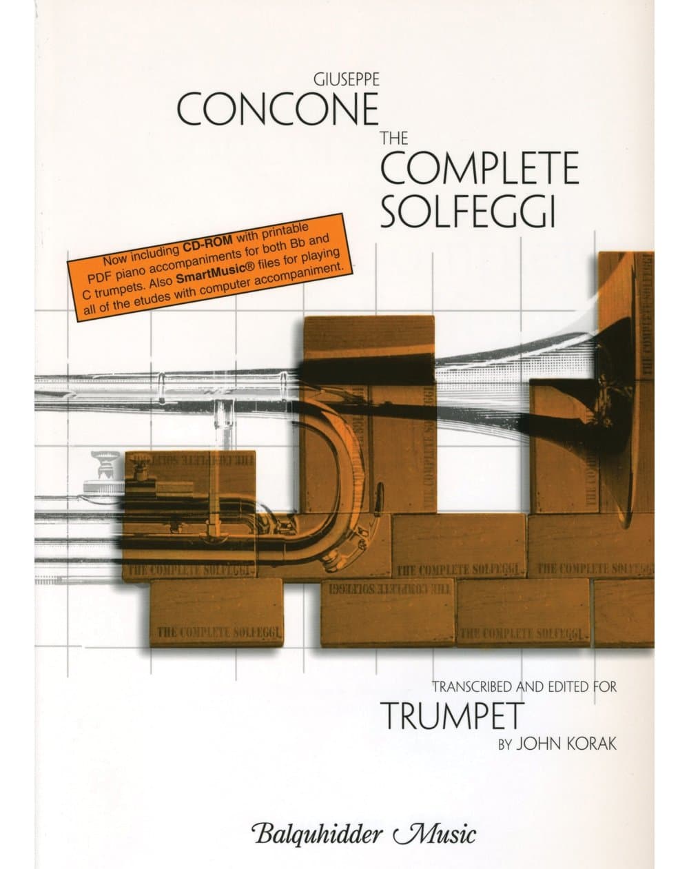 Carl Fischer Concone-Complete Solfeggi for Trumpet