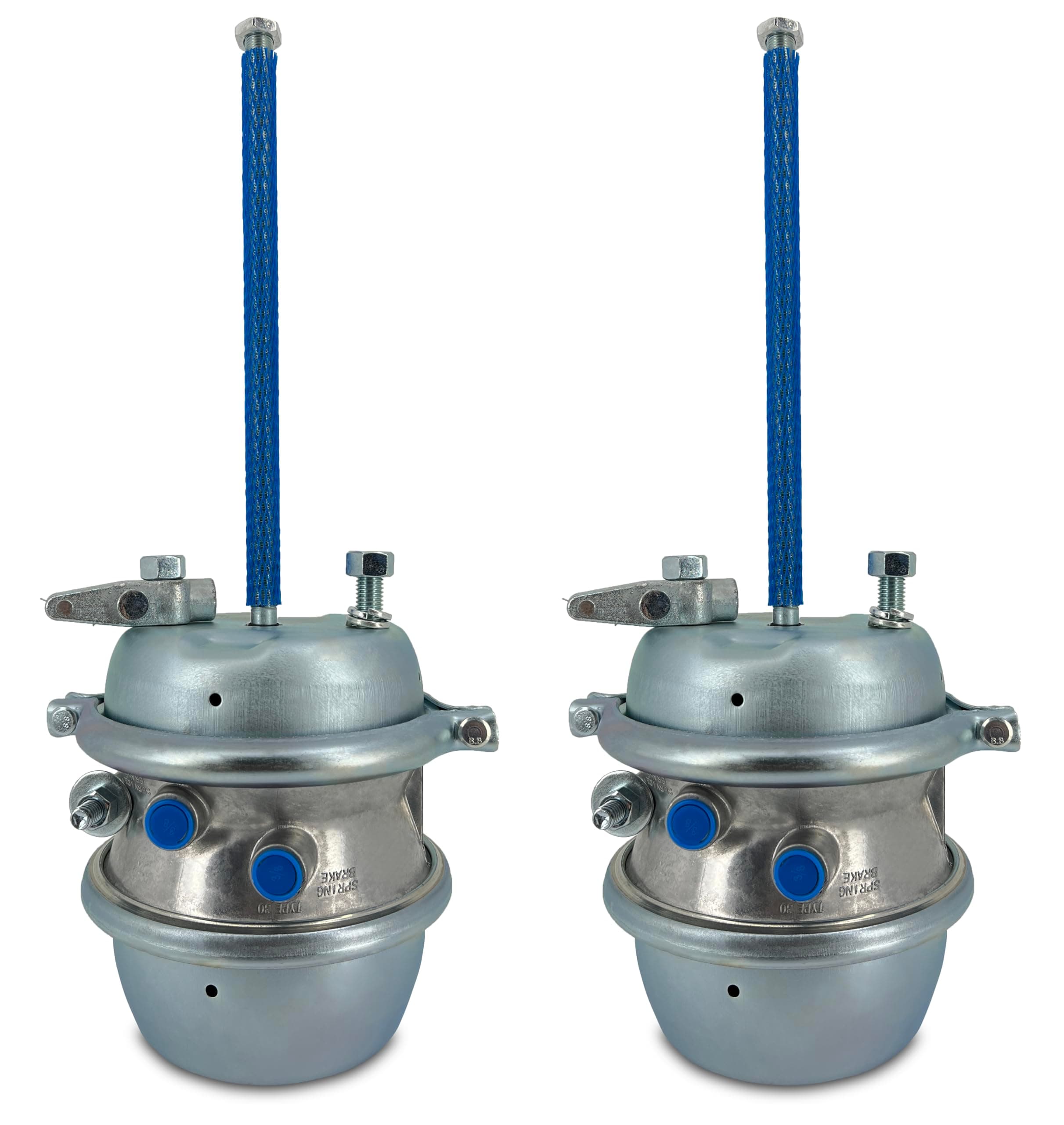 Torque 2 Pack Type 30/30 Air Brake Chamber Sealed 2.5" Stroke Semi Truck Trailer Full Thread (Replaces Bendix 165255 K049898 NT3030STD120 802547 Haldex GC3030 GC3030P40 3030TS ) (TR30) 30C)