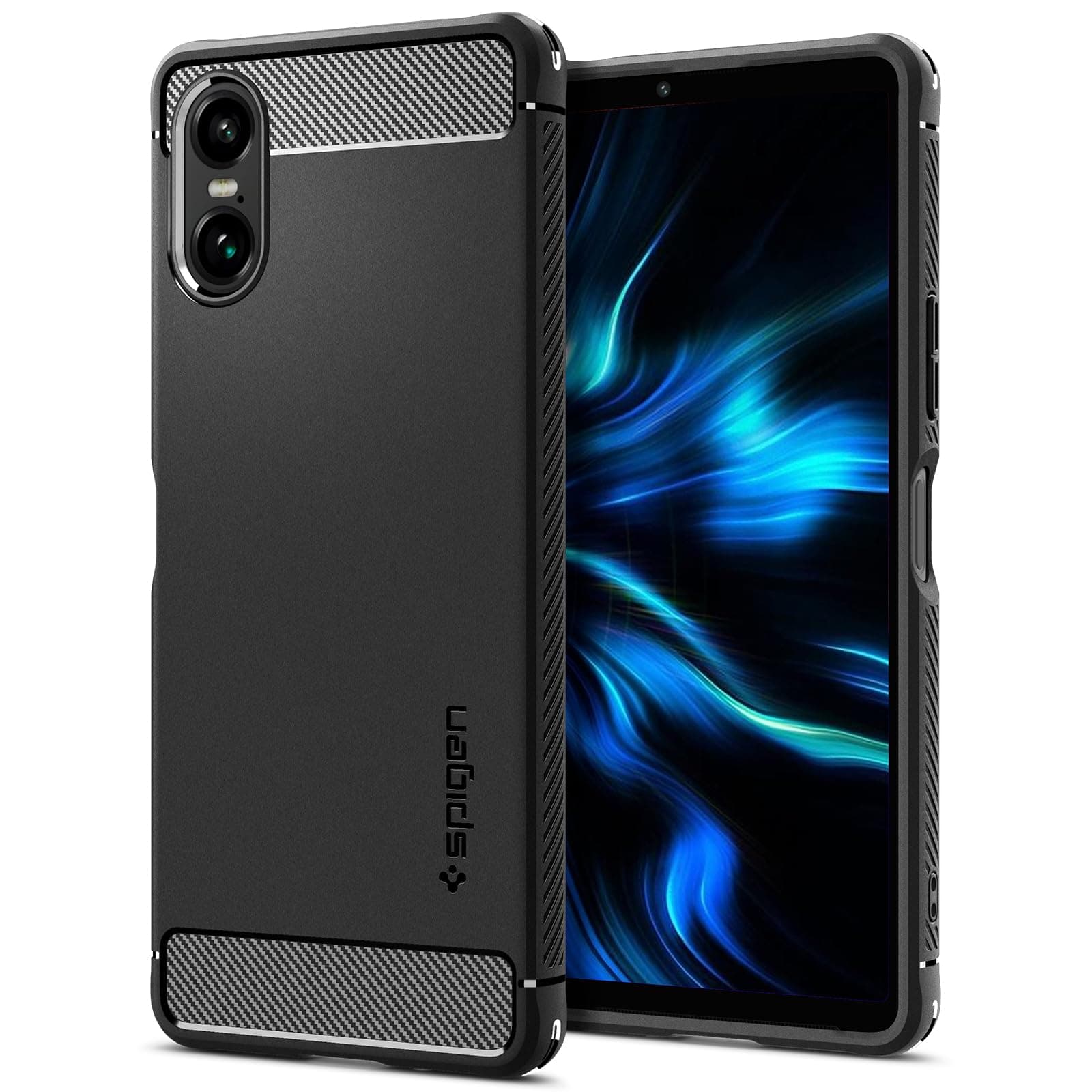 Spigen Rugged Armor Case Compatible with Sony Xperia 10 VI - Matte Black