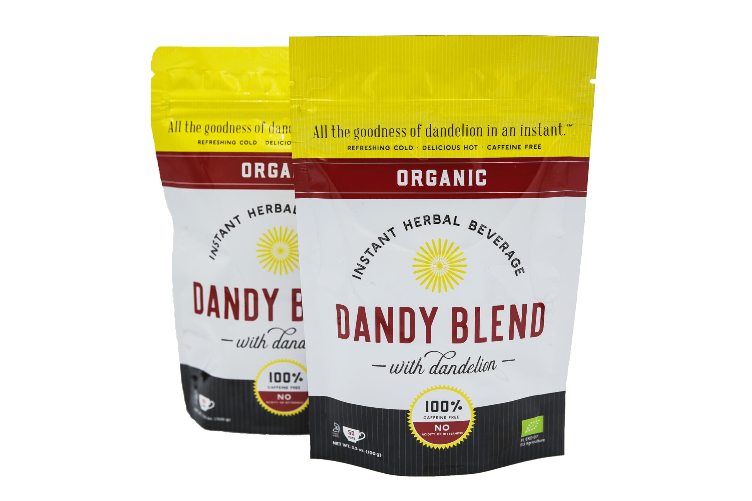 Dandy Blend Instant Herbal Beverage with Dandelion - 3.53 oz (Pack of 2)