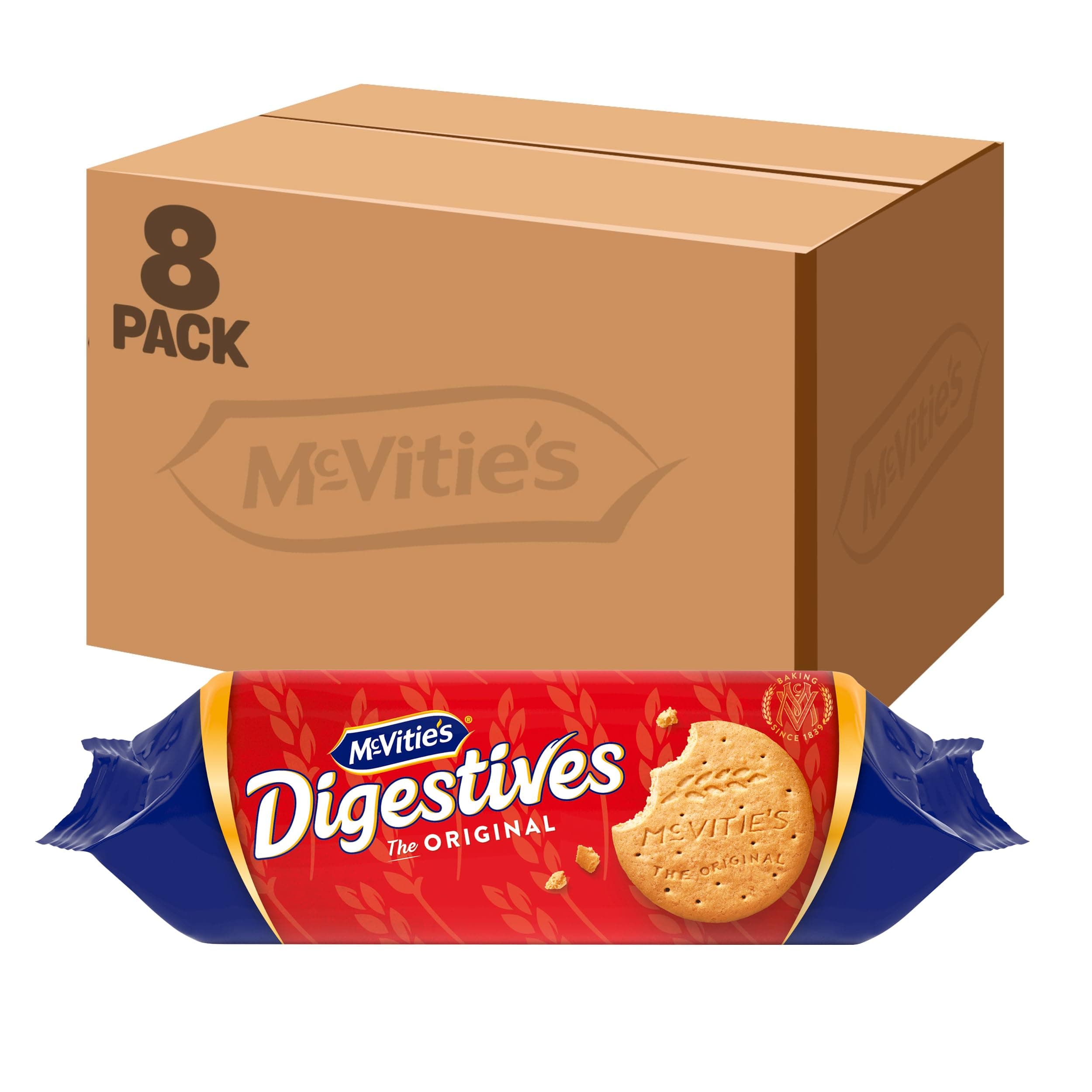 Digestives The Original Biscuits, 360 g (8 Pack)