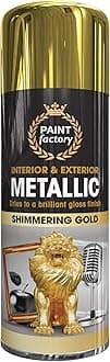 Metallic Spray Paint 400 ml (Shimmering Gold)