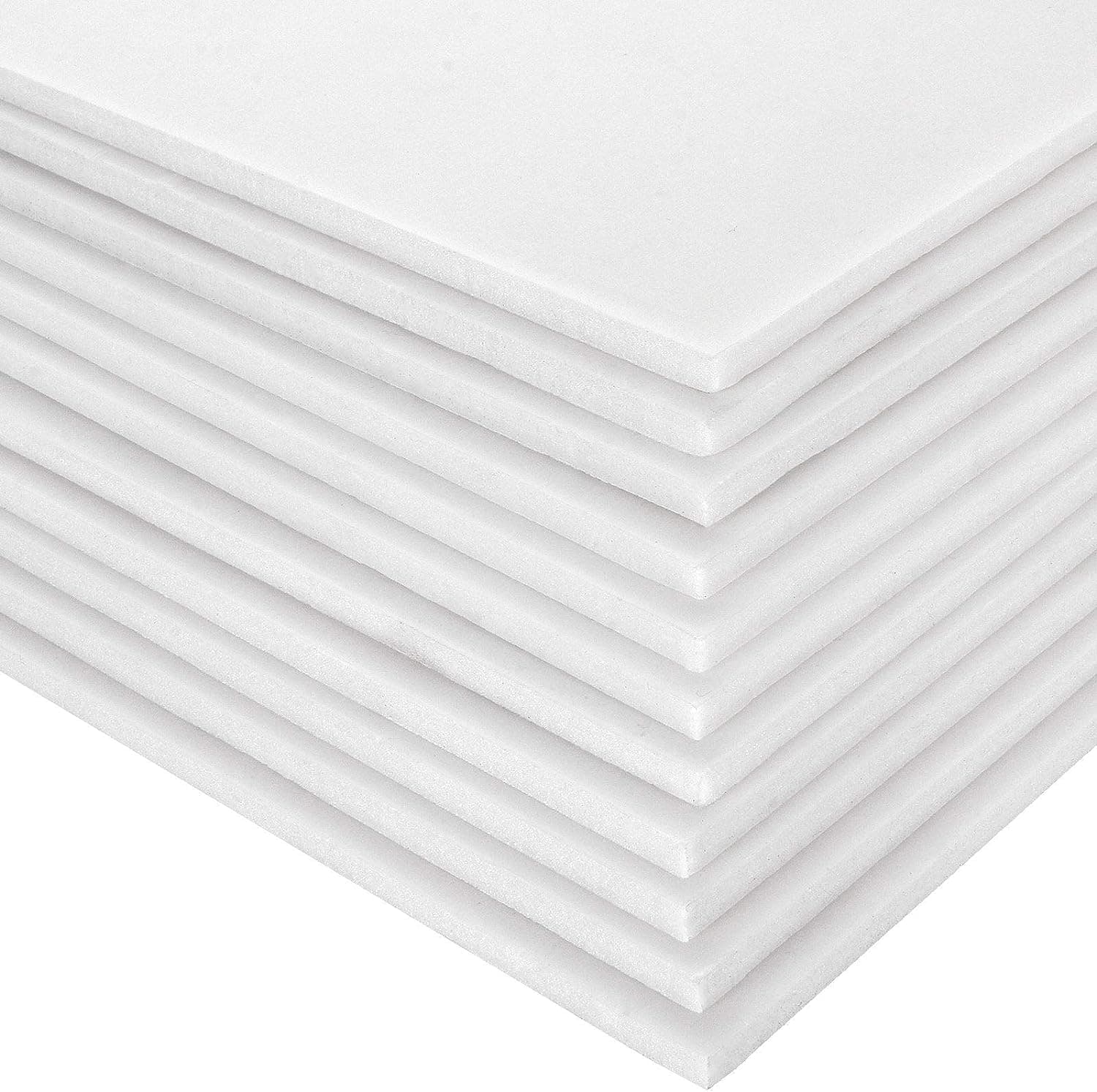 10 Pack A5, White Foam Board 5mm