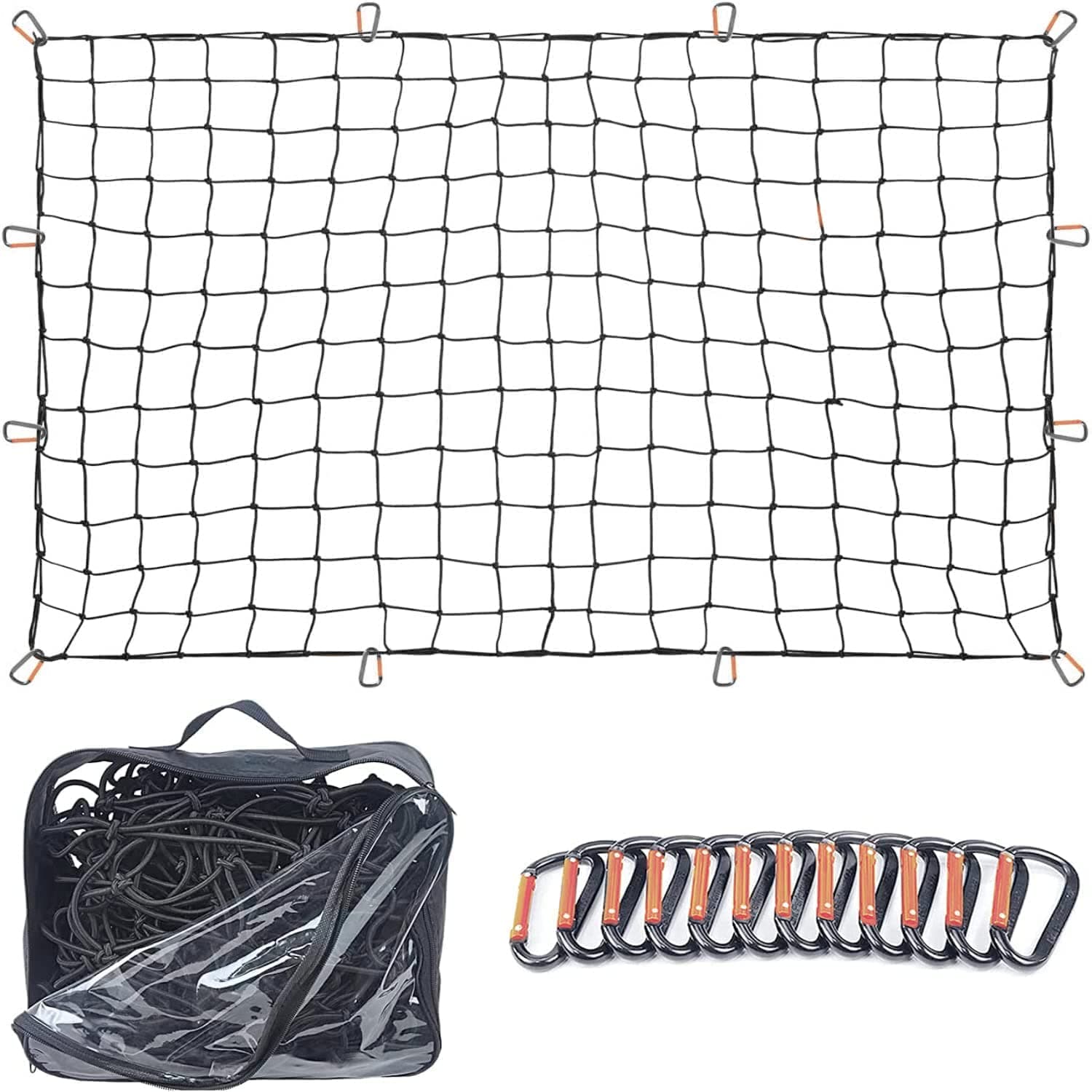 1.8'x3.2' (22"x38") Bungee Cargo Net