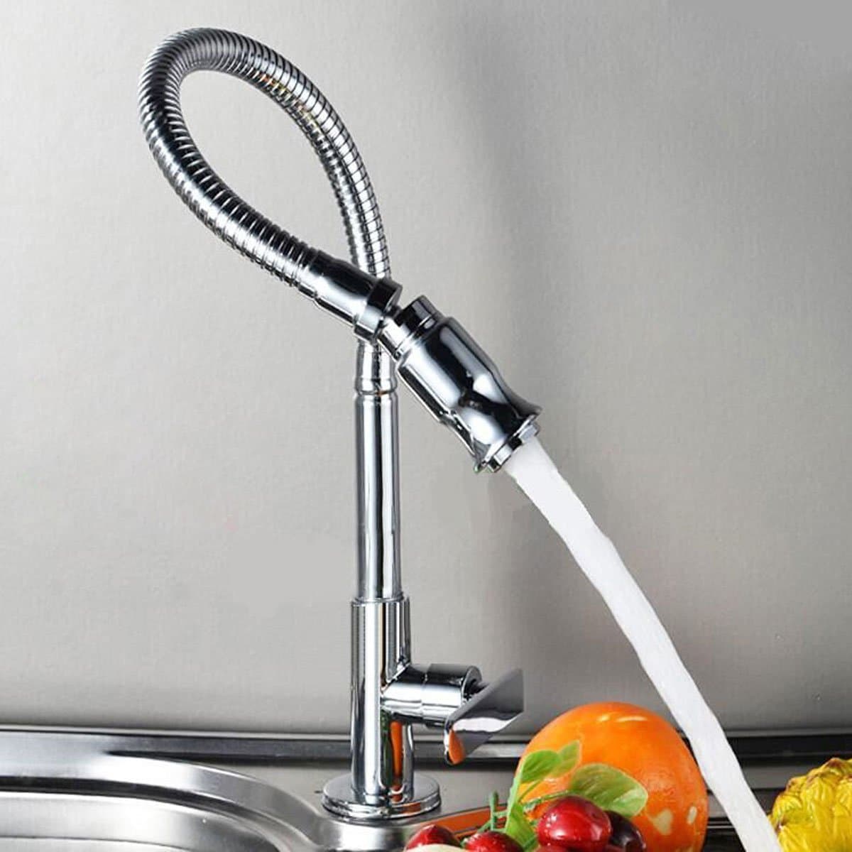 Vdomus Single Handle Kitchen Sink Faucet (Single Cold Hose)