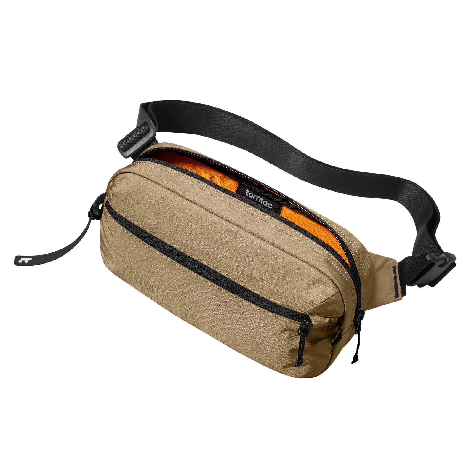 tomtoc Aviator-T33 3.5L Sling Bag for Switch, iPad mini, RFID Blocking Water-Resistant Waist Pack for Men & Women, Adjustable Chest Shoulder Crossbody Bag for Travel, Gym, Work, Hiking - Gift Ready