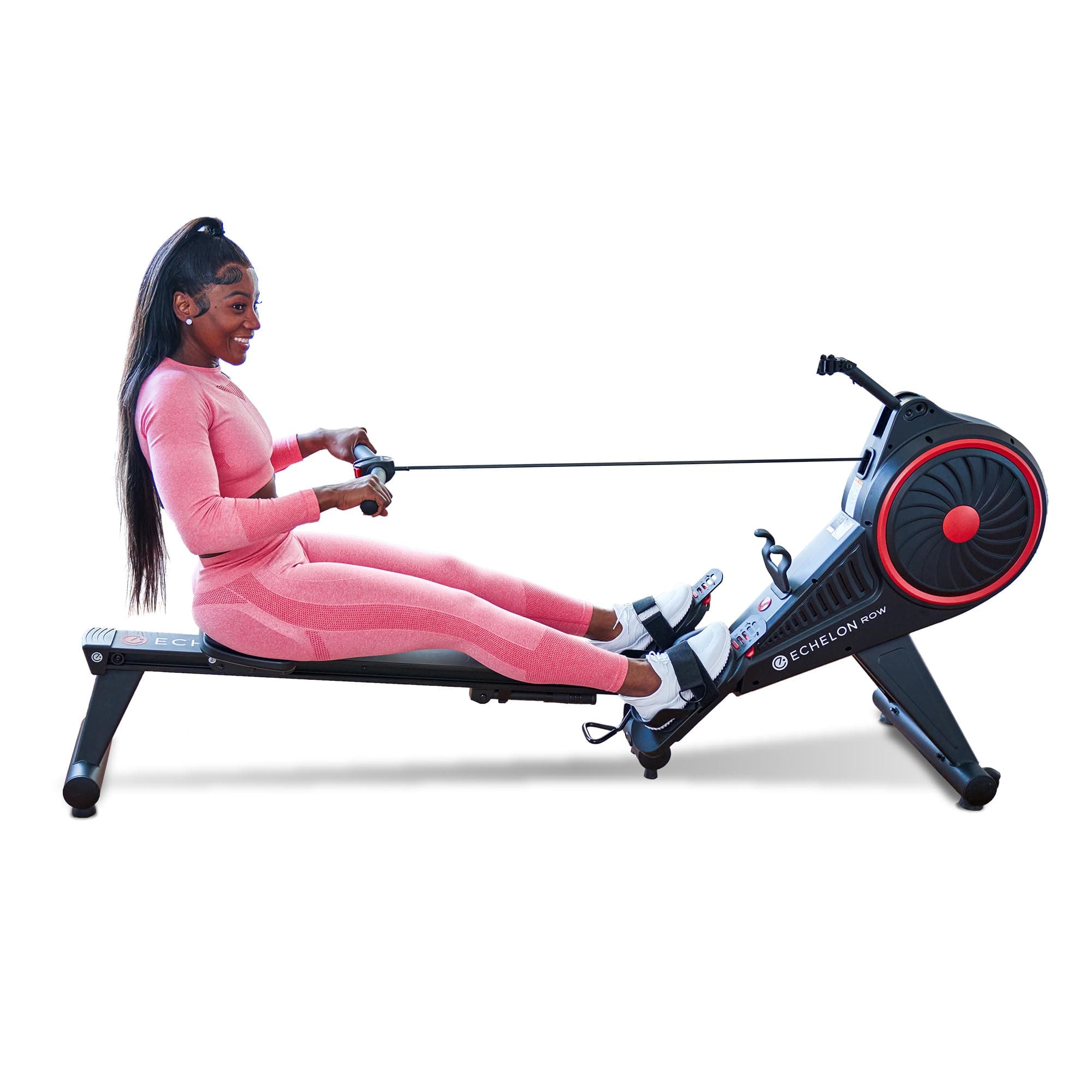 Echelon Row Series – Foldable Rowing Machine for Full-Body, Low-Impact Workouts with 22” Rotating HD Screen, Built-In Soundbar, Bluetooth Resistance & 30-Day Membership with Live Classes