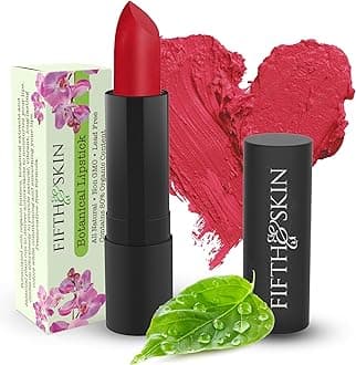 BOTANICAL Lipstick (BERRY RED) | Made in USA | Vegan | Natural | Organic | Cruelty Free | Paraben Free | NO Lead | Moisturizing Color that's Good for your Lips!