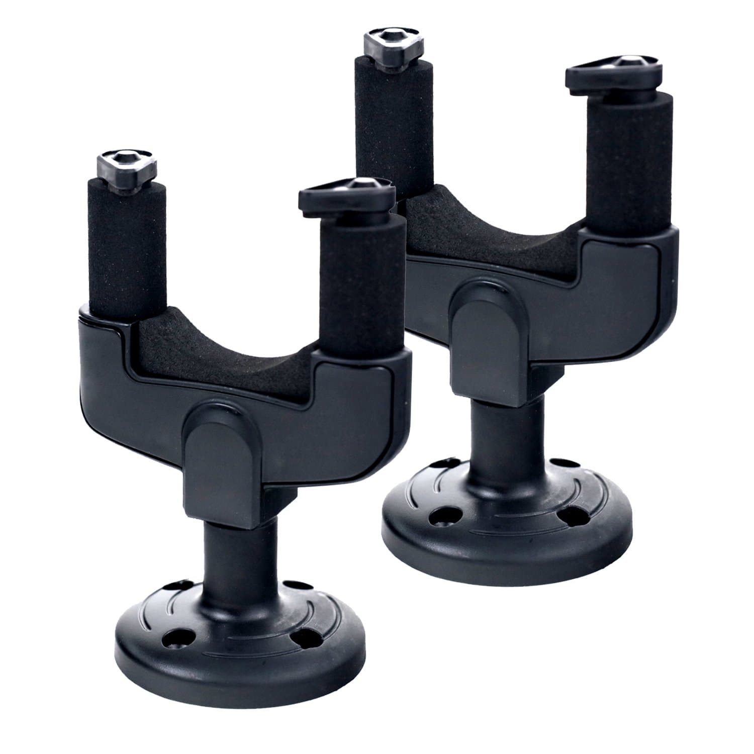 Guitar Hanger Wall Mount Hook Holder Display Fits All Size Electric and Acoustic Guitars, ukulele, Bass, Banjo, Mandolin etc.(2 pcs)