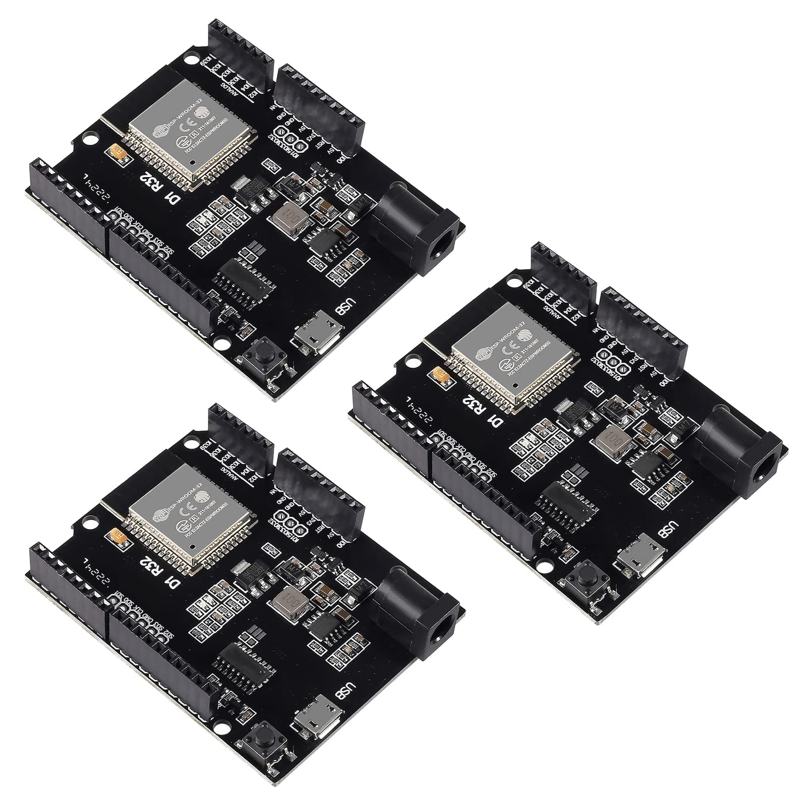3pcs ESP32 for Wemos D1 Mini D1 R32 ESP-32 CH340G WiFi Wireless Bluetooth Development Board 4MB Flash with Micro USB