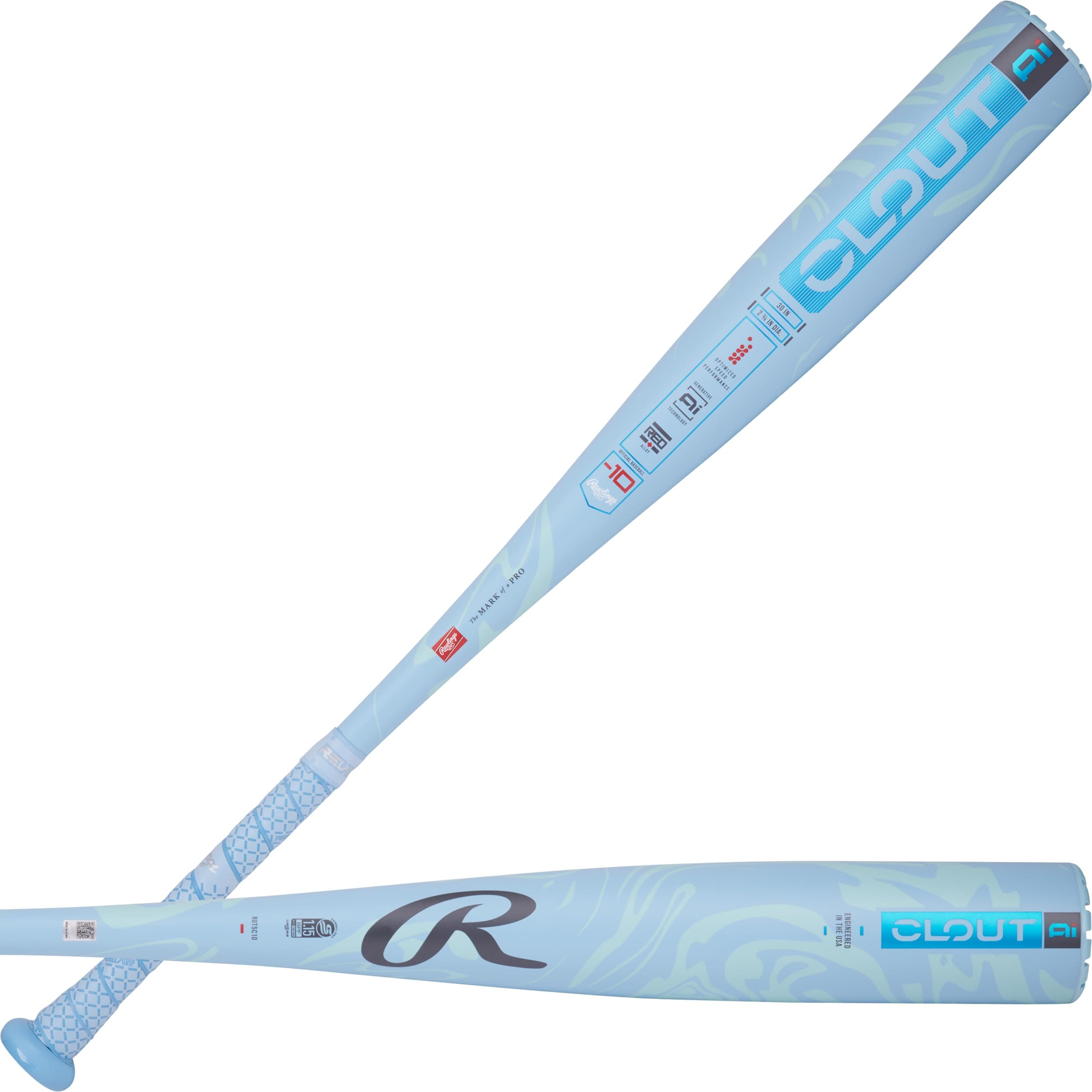 Clout Ai Baseball Bat | USSSA | -5 / -8 / -10 Drop | 2 3/4" Barrel | 1 Pc. Alloy