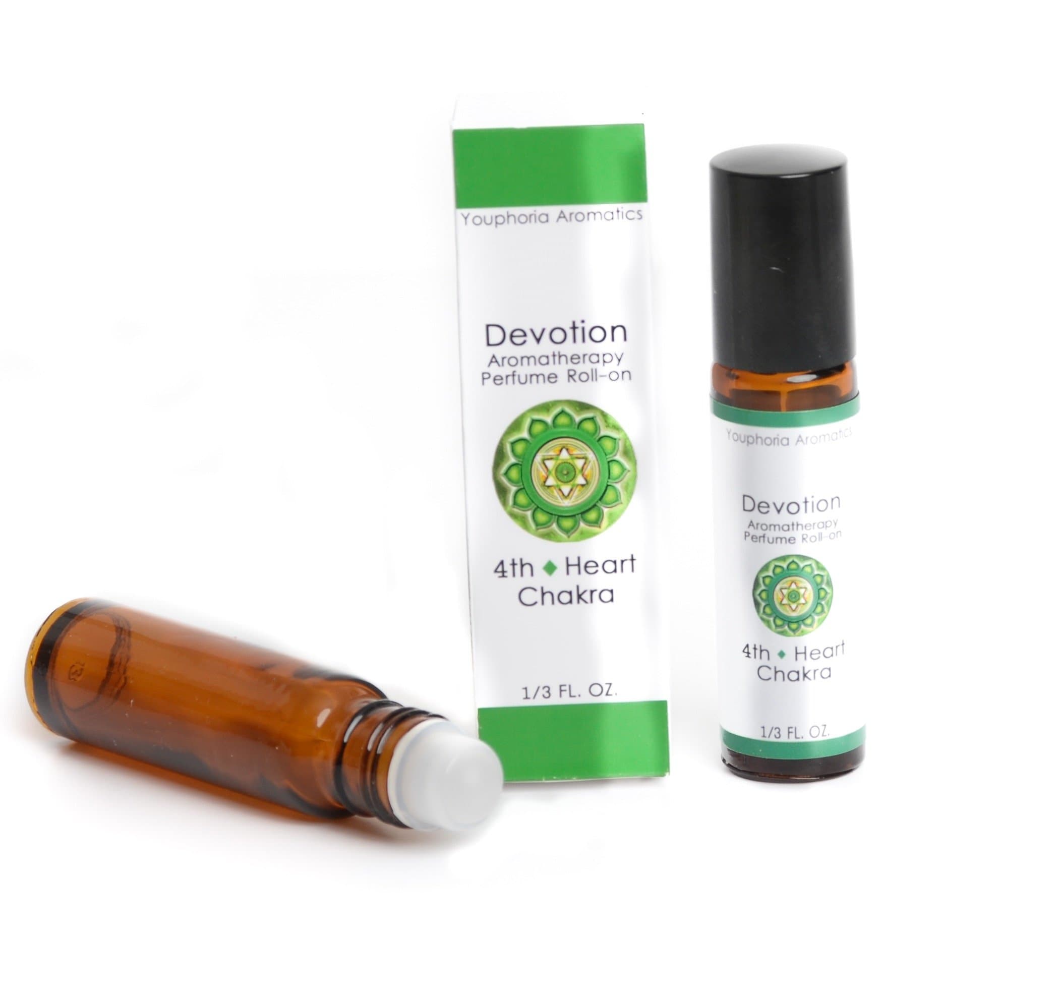 DEVOTION, 4th/Heart Chakra Aromatherapy Perfume Roll-On by Youphoria Aromatics