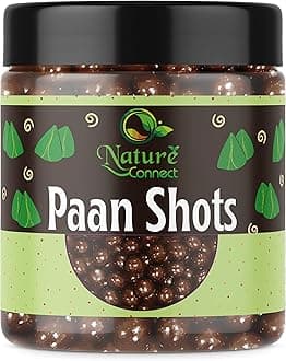 Nature Connect Paan Shots (Instant Paan, Mouth Freshener, Mukhwas) Pan Flavor Candy | Shots Pan Laddu - [Jar Pack] (300gm)