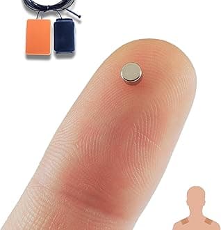 PingaOculto Spy Earpiece GSM Wireless Earphones Invisible Hidden Mini Headset Exam SIM Card Microphone Adhesive Strips - Secret Earphone Micro Listening Device in Ear Cheating (Spy Earpiece Nano V6)