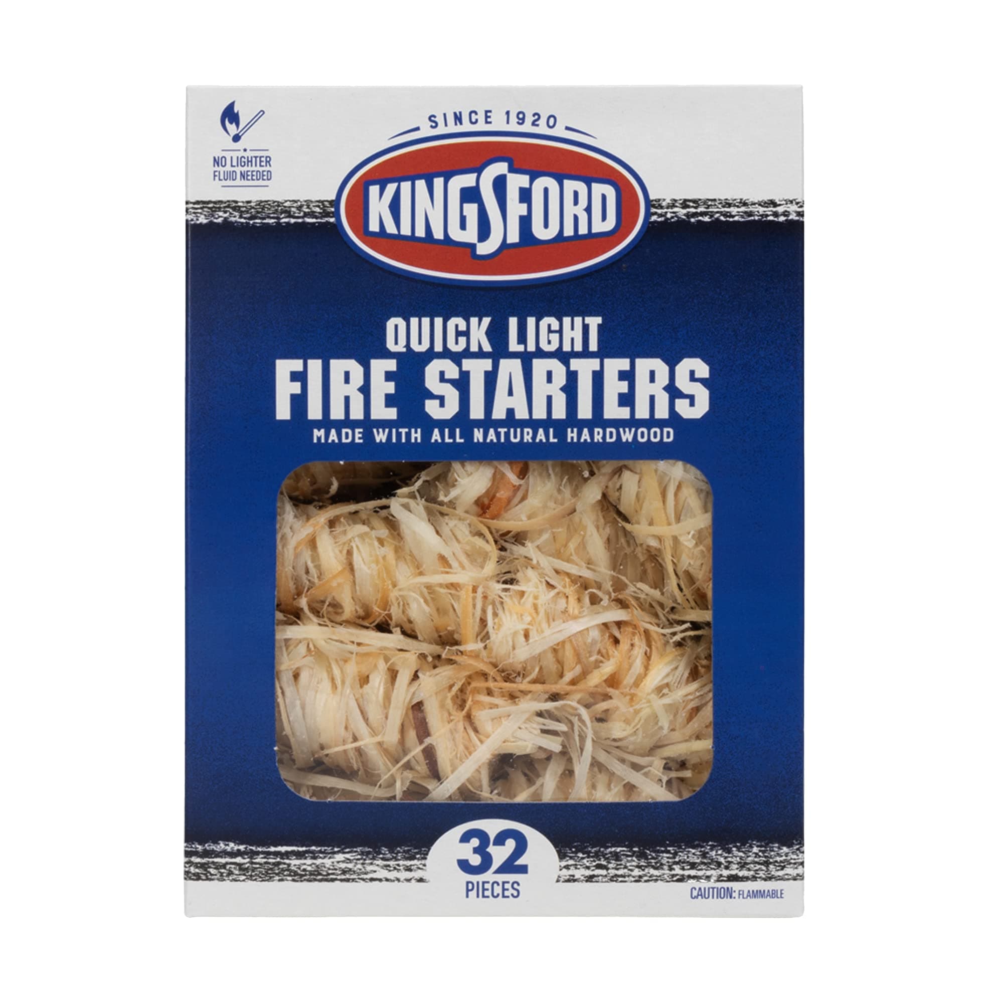 Kingsford Grilling BB12068 Fire Starters, 32 Count, Natural