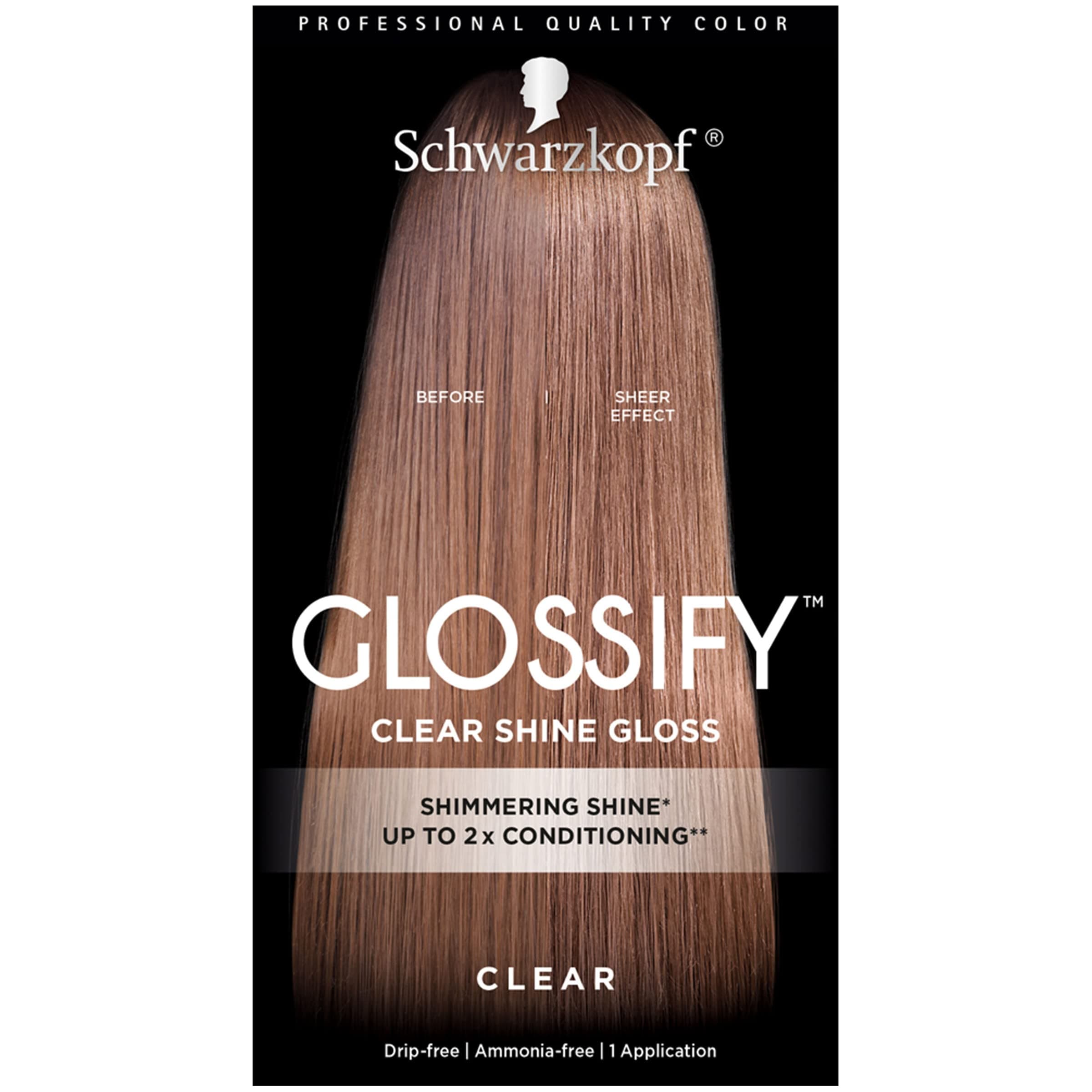 Schwarzkopf Glossify Customizable Color Gloss, Clear