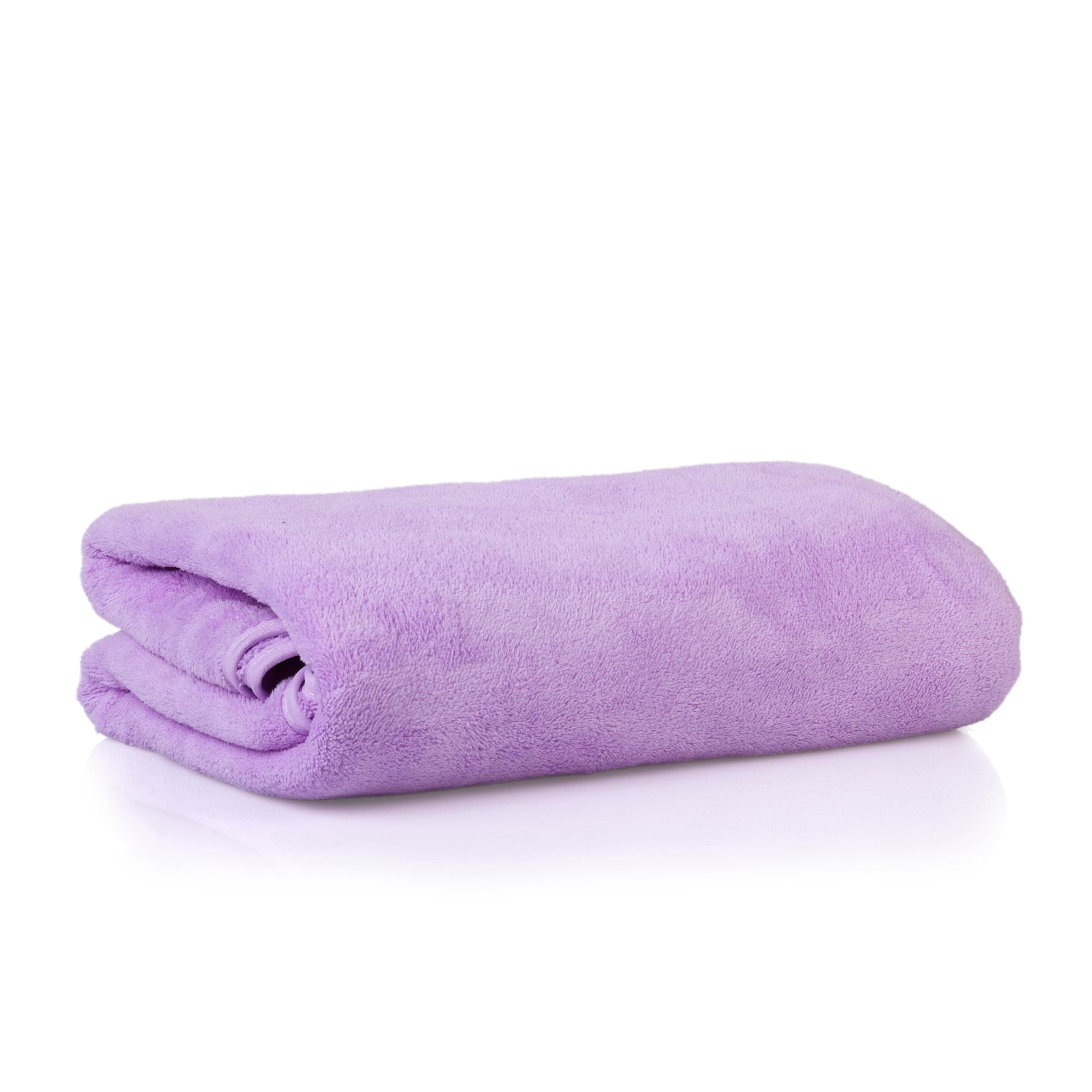 Microfiber 300 TC Large Bath Towels | (70X140) Extra Soft Plush & Quick Dry High Absorbency Large Size Towels For Bathing (Puple), Purple
