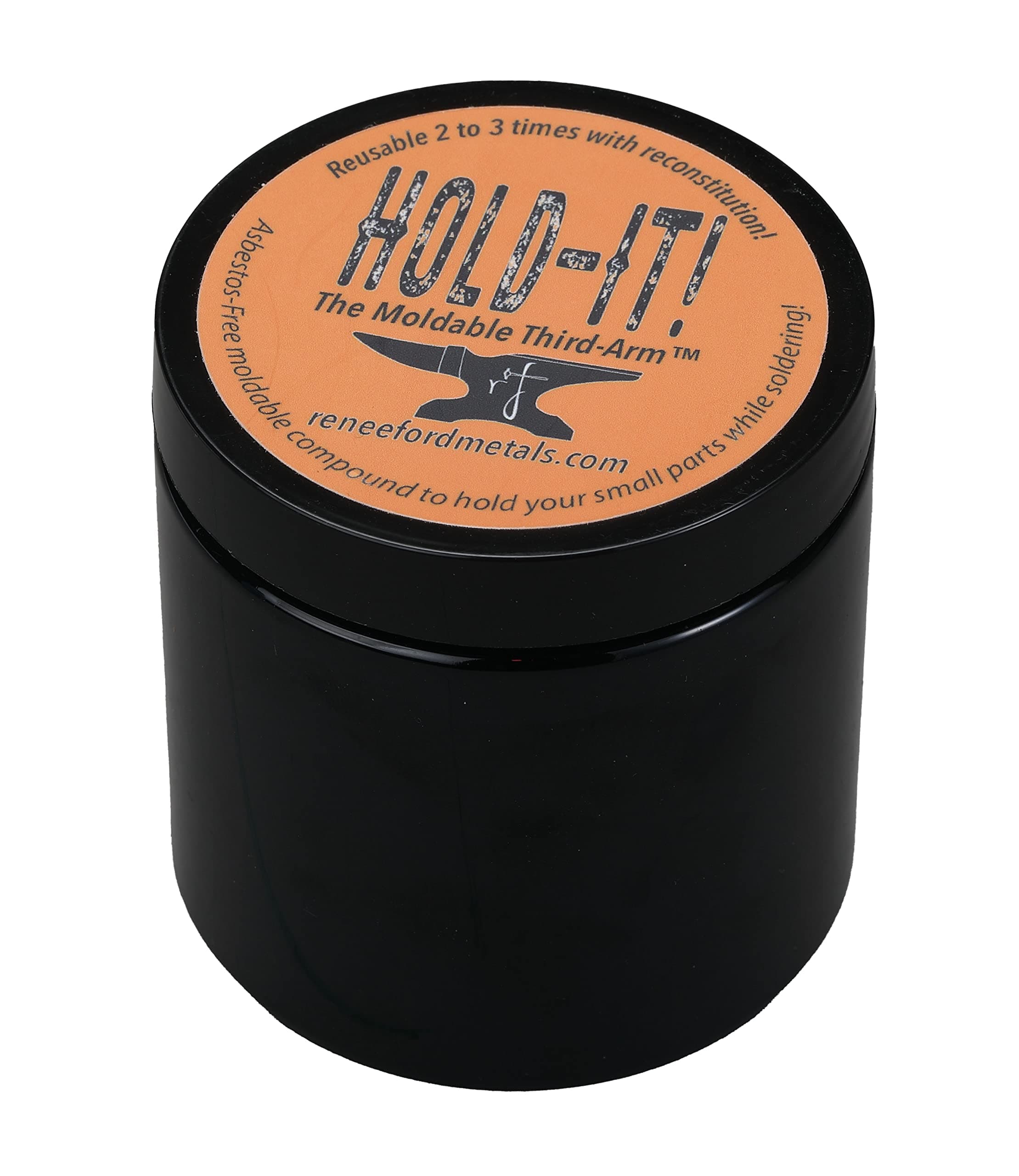 Hold-It! The Moldable Third Arm Solder Positioning Clay by Renee Ford Metals