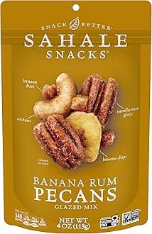 Sahale Snacks Glazed Mix, Banana Rum Pecans, 24 Ounce