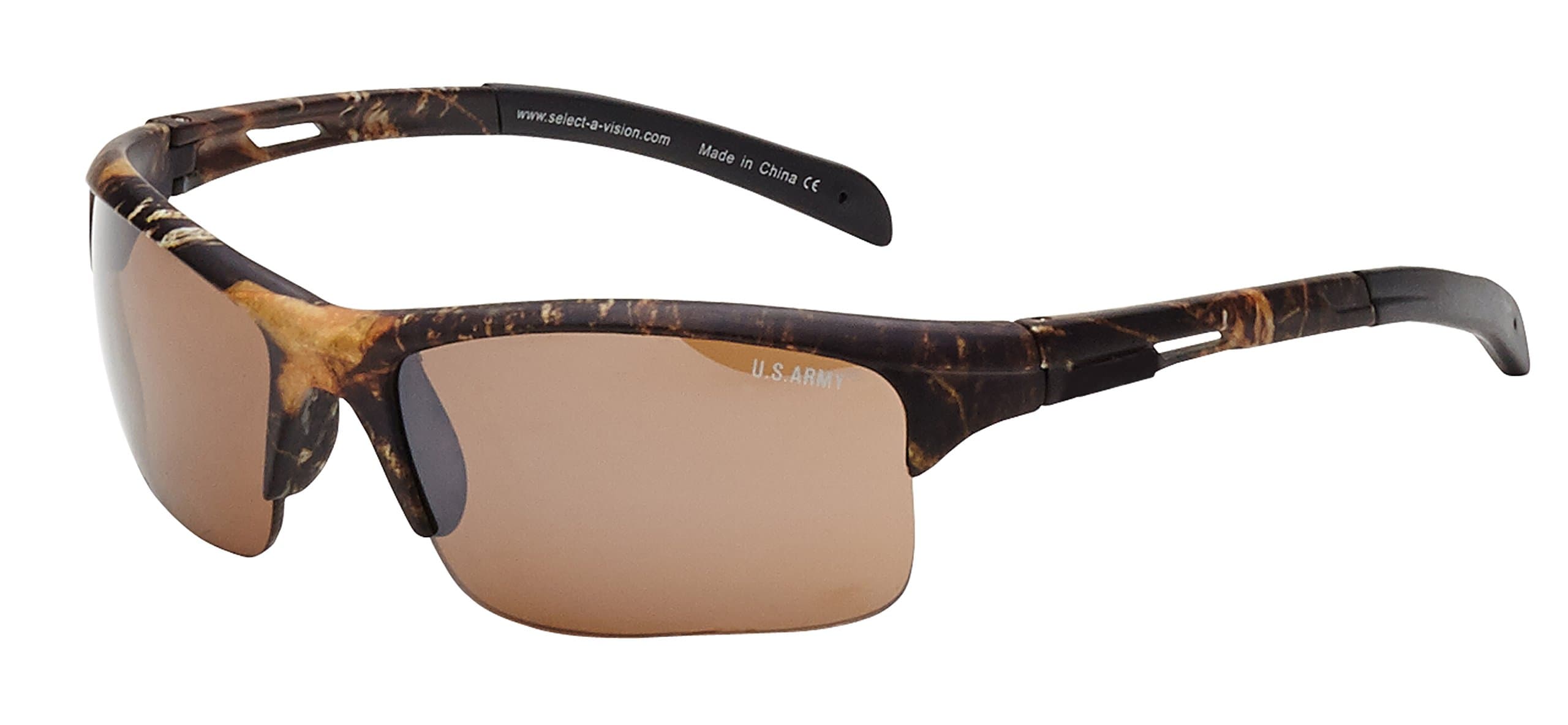 US Army Ar03 Brown Camo Sunglasses