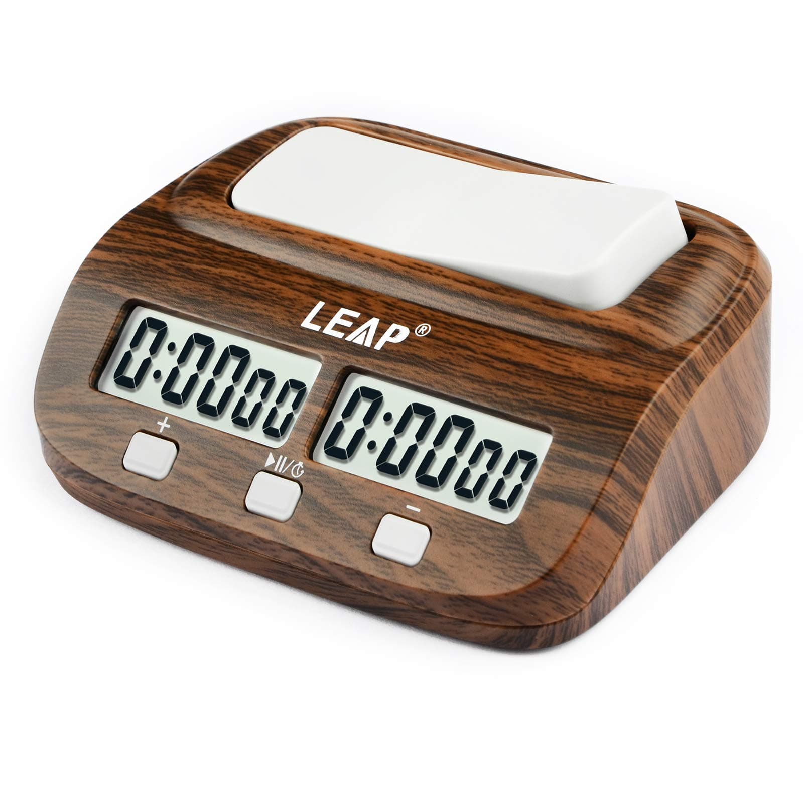 Chess Clock Digital Chess Timer Professional for Board Games Timer with Alarm Function (Official Store) Wood Appearance