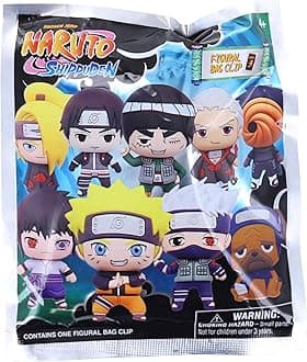 Viz Media Naruto Shippuden Series 3-3D Foam Bag Clip in Blind Bag, Multi Color