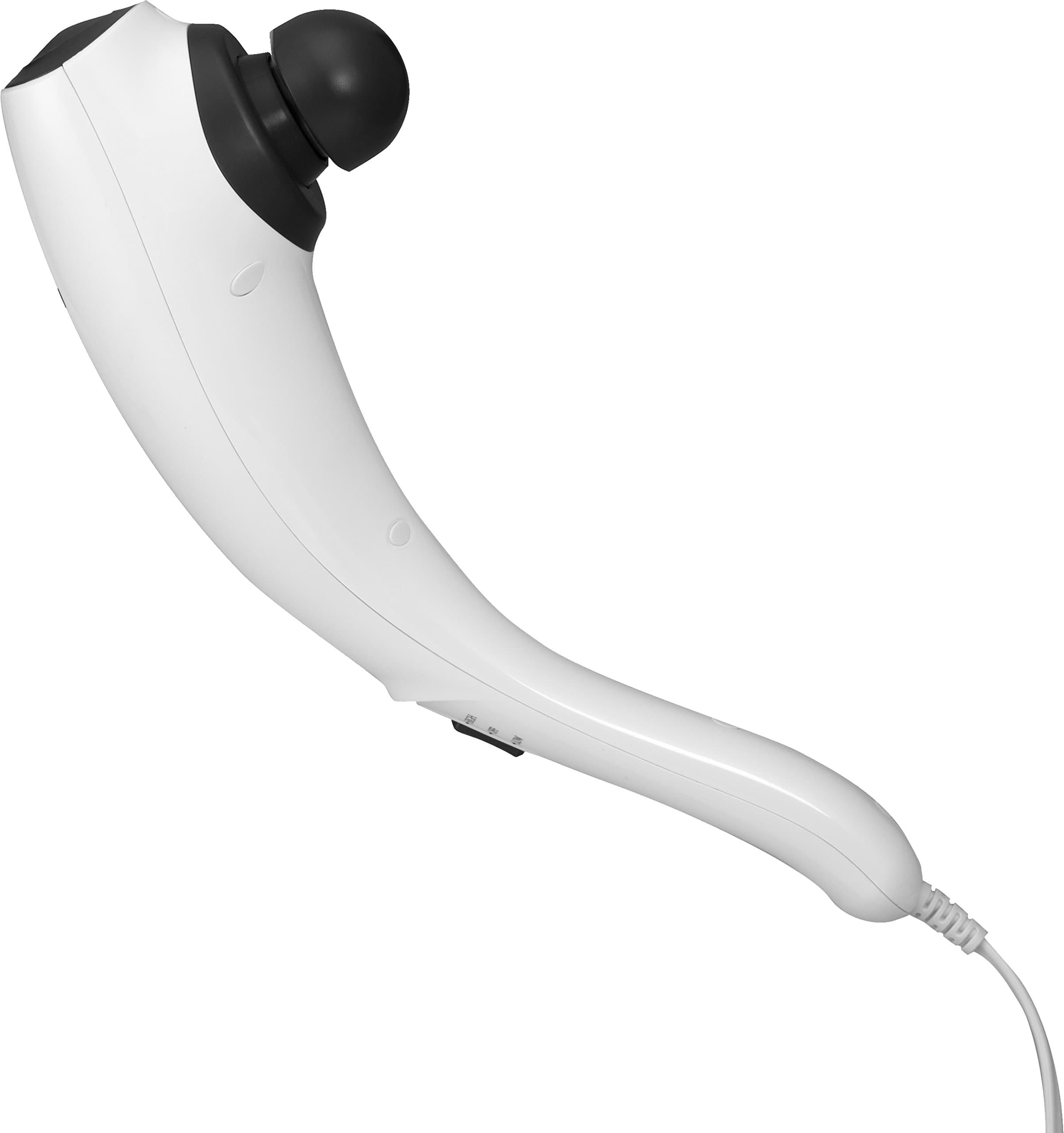 Relaxzen Handheld Dual Intensity Tapping Massager, White/Black