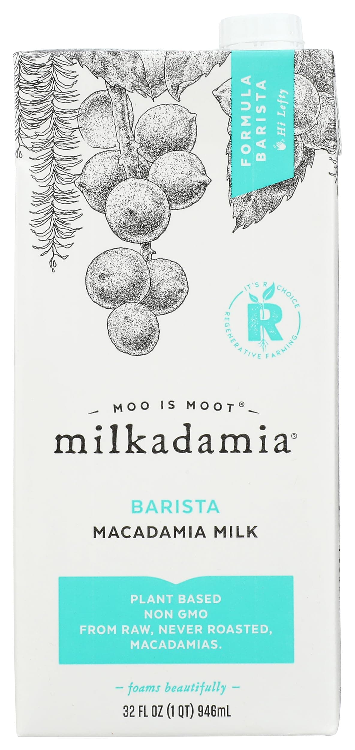 Macadamia Milk Latte Da, 32 Fl Oz