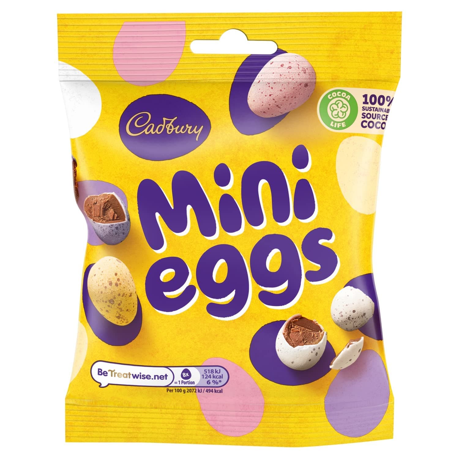 Mini Eggs Bag 74g (Pack of 1)