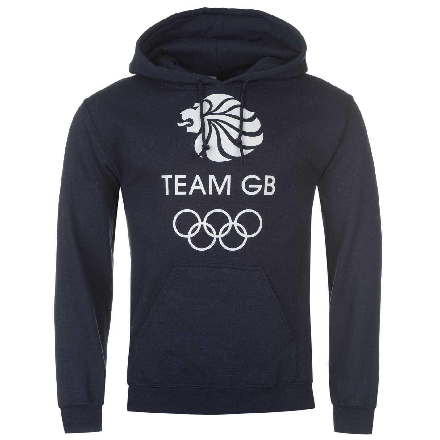 Team GB Logo Olympic Pullover Hoody Mens
