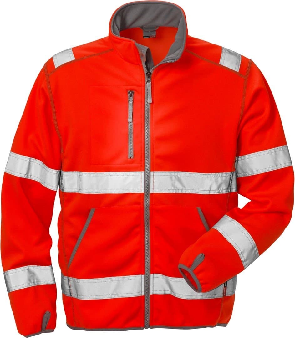 Fristads Kansas Workwear 101006 High Vis Softshell Work Jacket