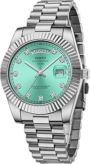 NIBOSI Men Watches Analog Quartz Stainless Steel Watches for men Waterproof Business Classic Desiger Wrist Watch Day&Date