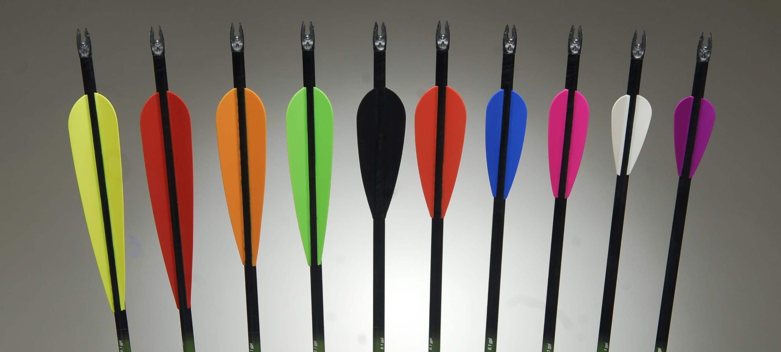 100 - Pk. 5" AAE Plastifletch Vanes, White