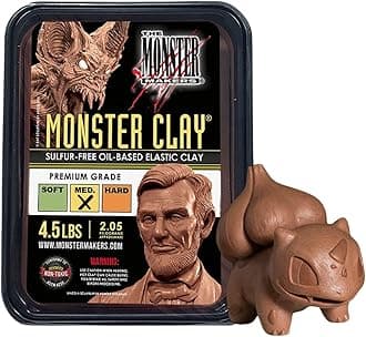 Monster Clay Premium Grade Modeling Clay (4.5lb)