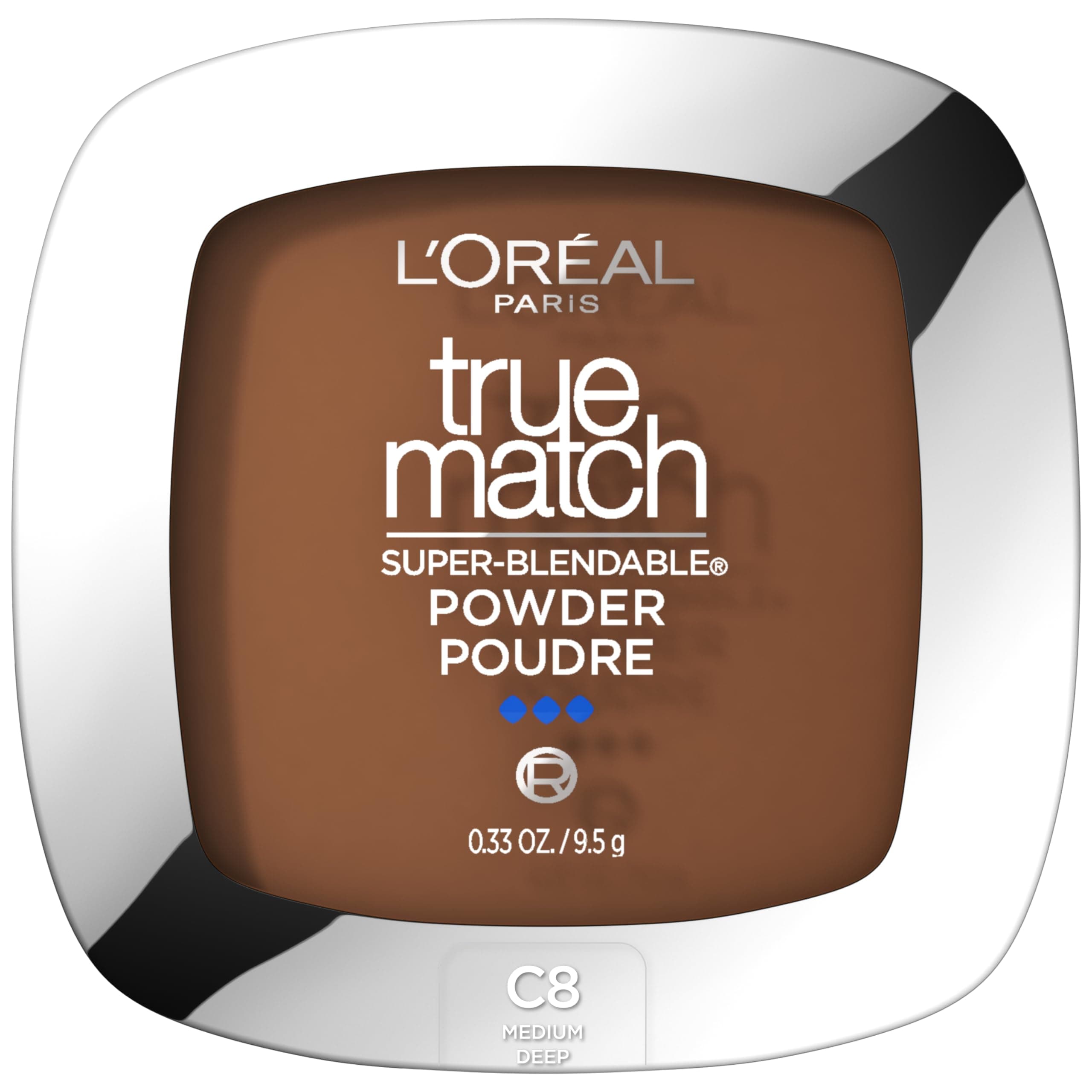 L'Oreal Paris True Match Super-Blendable Powder, Cocoa, 0.33 Ounce