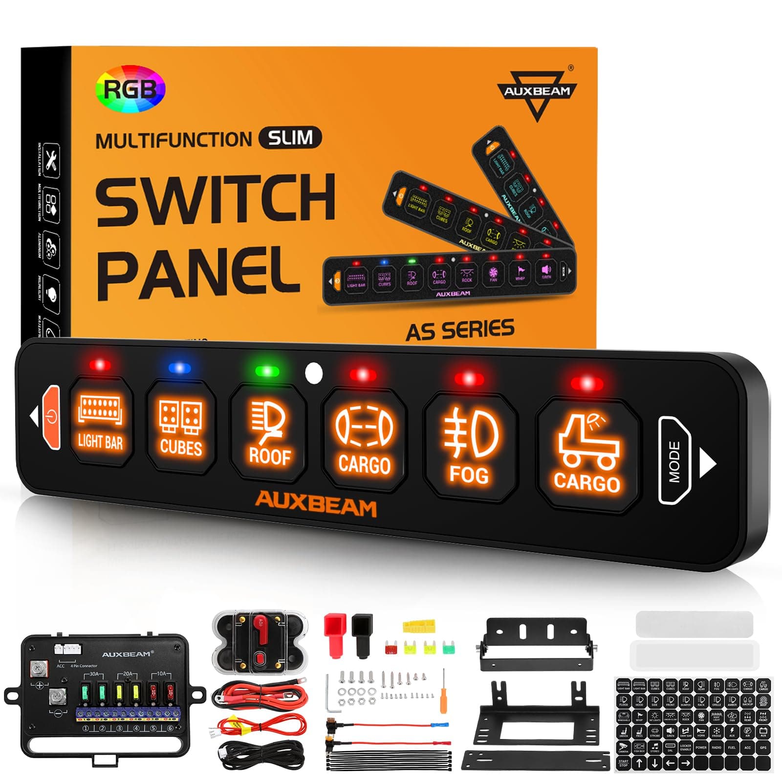 AS Slim AS-R60 Multifunctional RGB Switch Panel