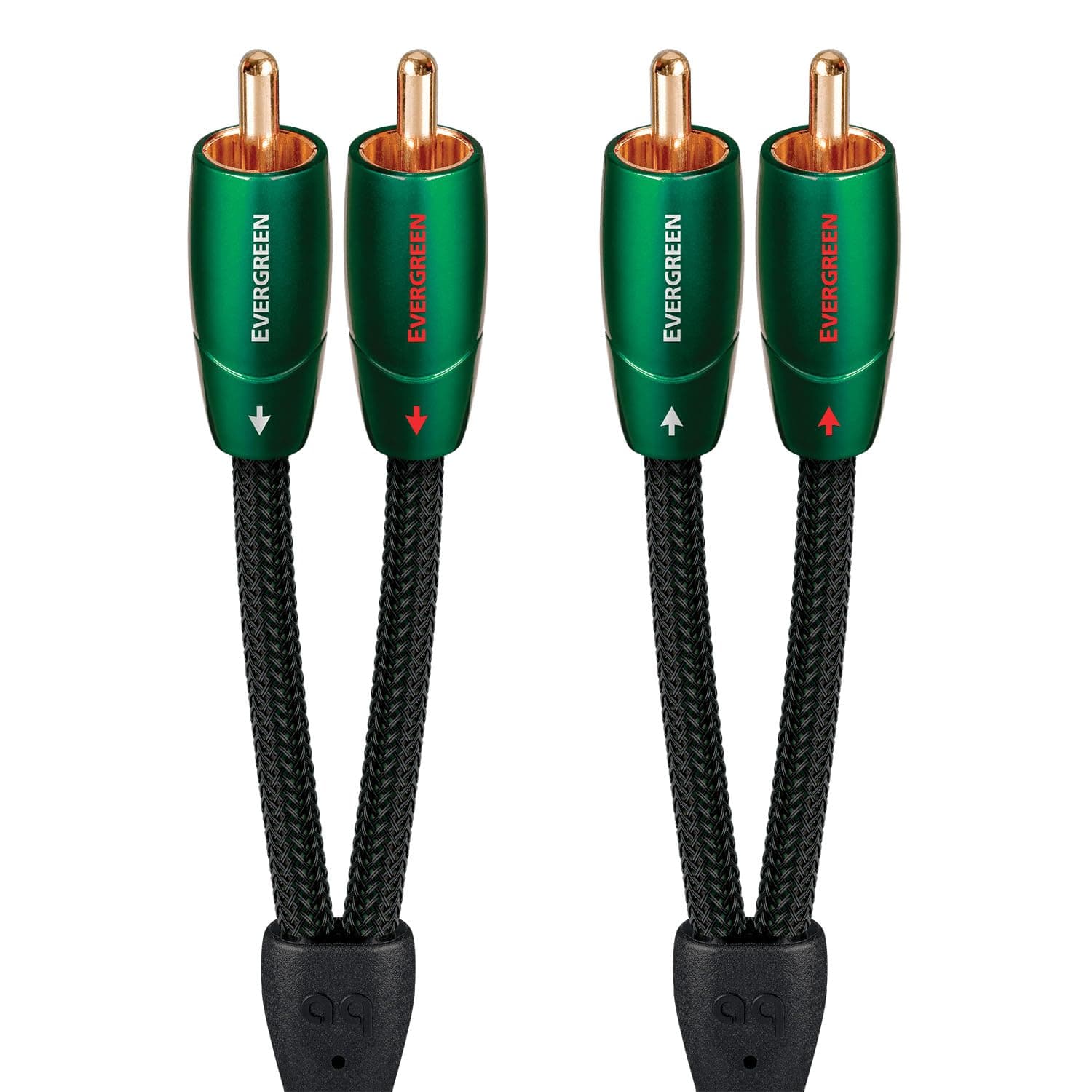 5m Evergreen RCA Audio Cable 2x RCA Black - Audio Cable (2x RCA, 2x RCA, Copper, 5m, Black)